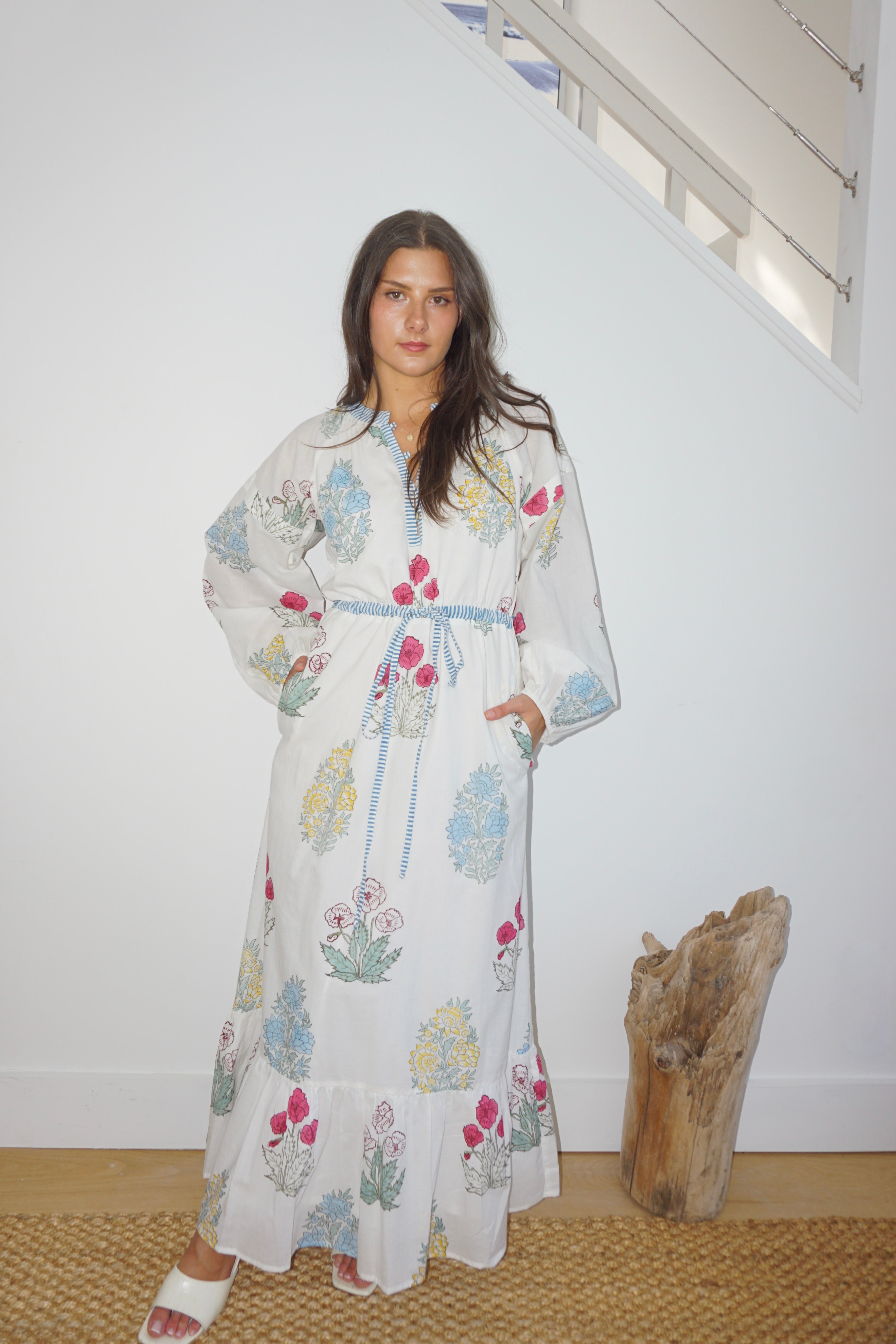 Joel Maxi Dress - Mixed Print Floral