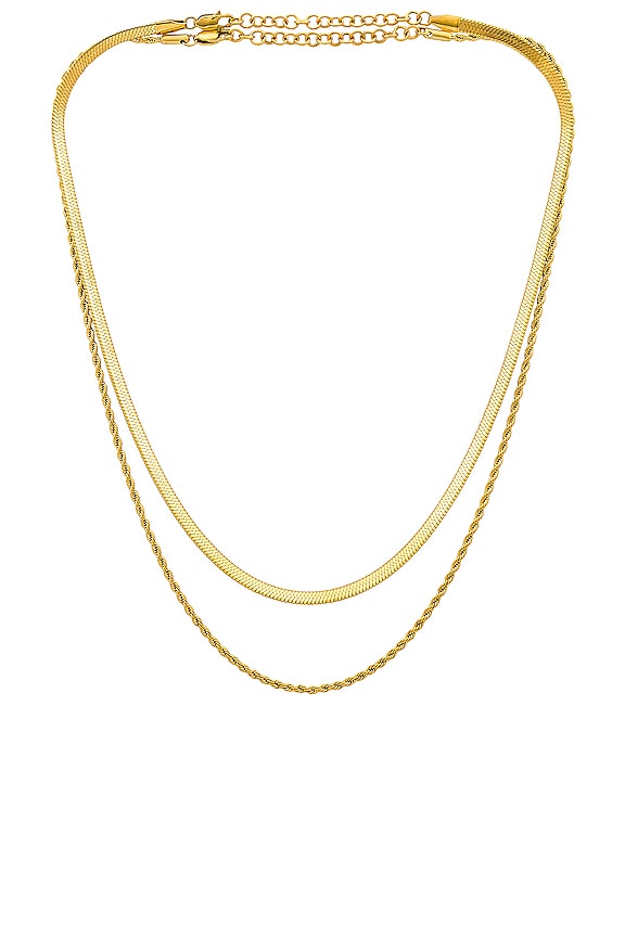 LUV AJ L'Amor Chain Necklace Set