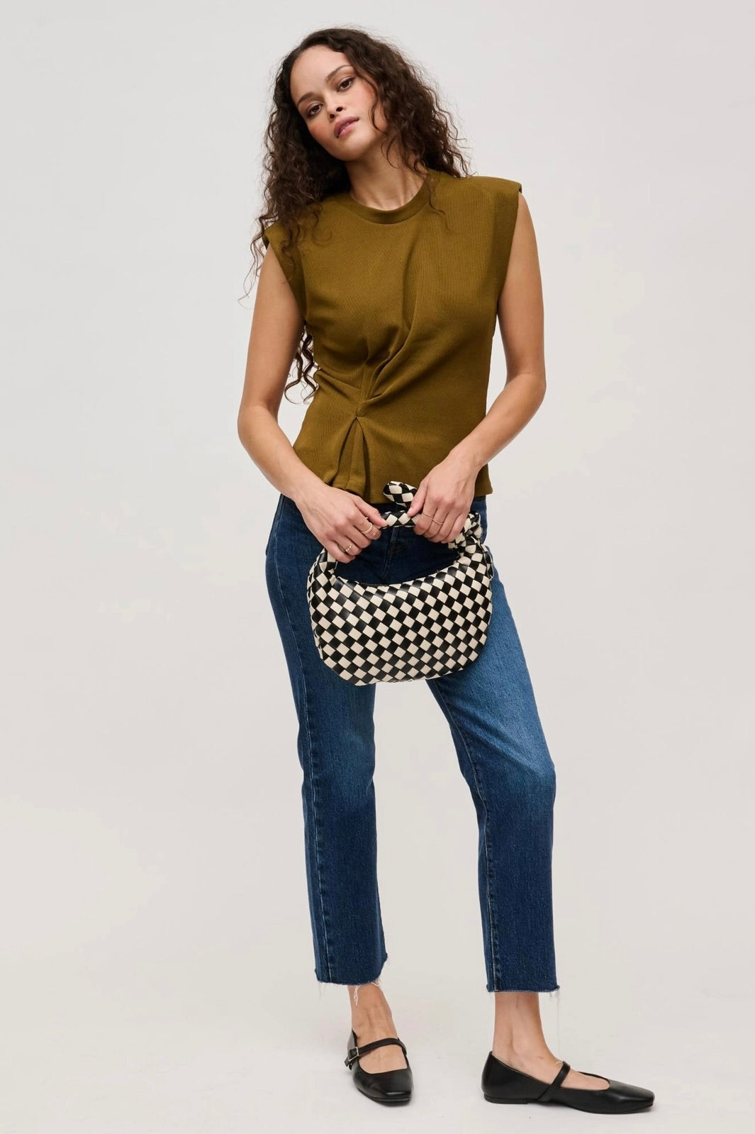 Lizbeth Woven Knot Clutch