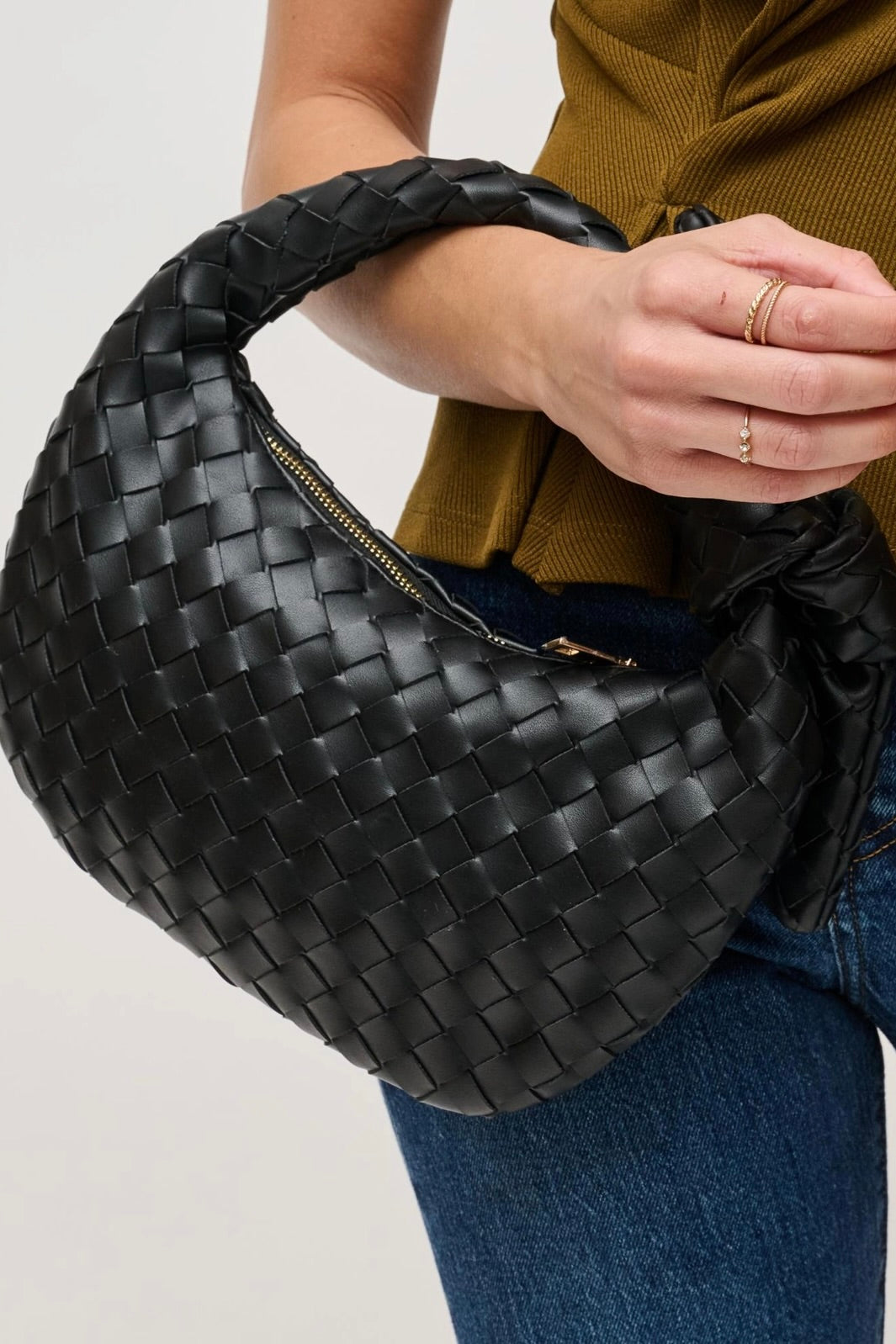 Lizbeth Woven Knot Clutch