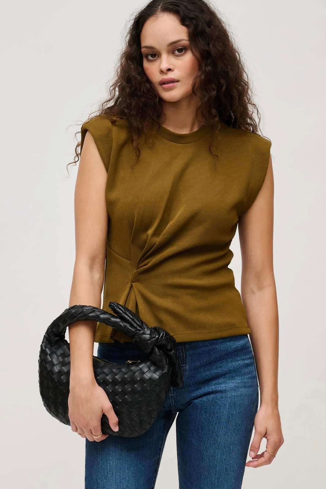 Lizbeth Woven Knot Clutch