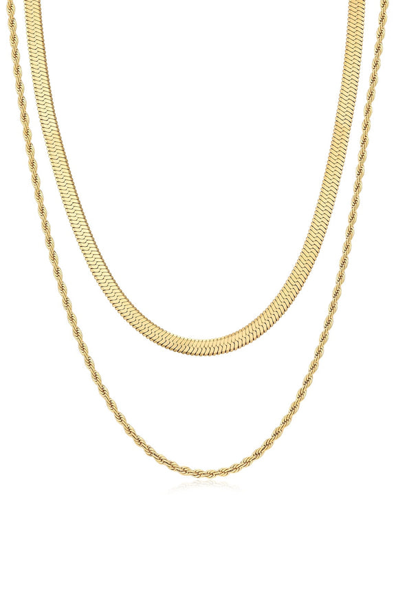 LUV AJ L'Amor Chain Necklace Set