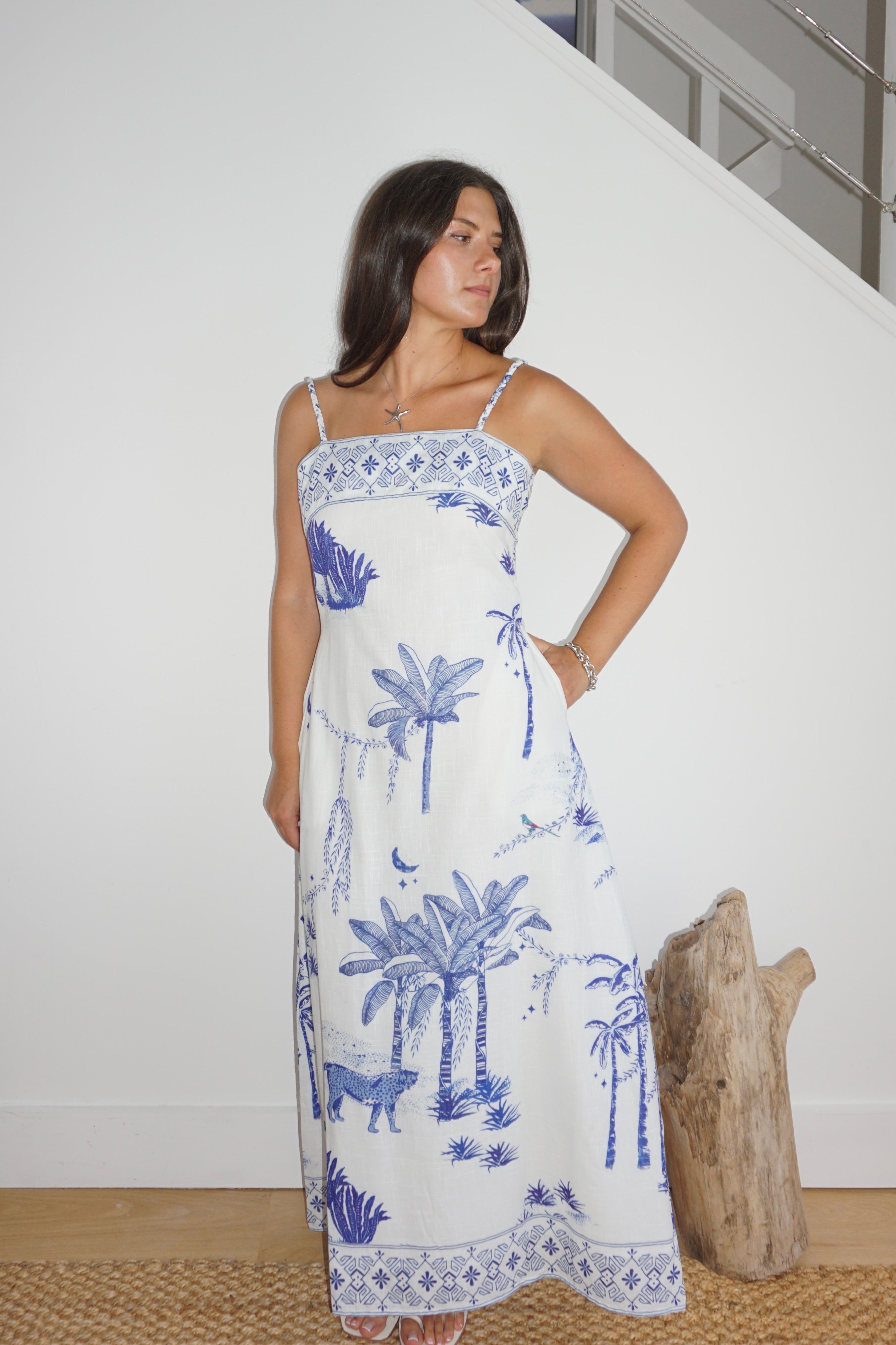 Lydia Tube Dress - Sahara Print