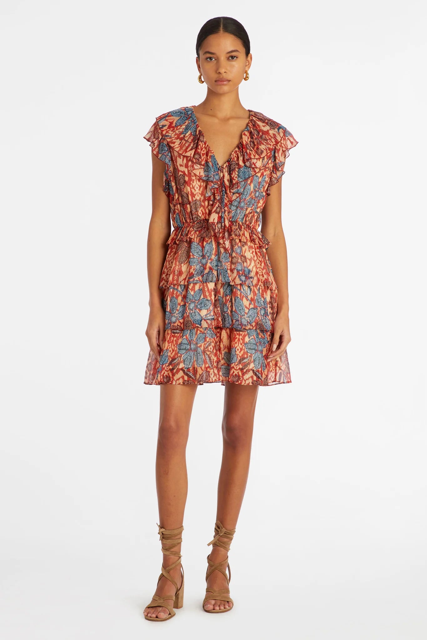 Marie Oliver Gemma Dress - Maple Ivy