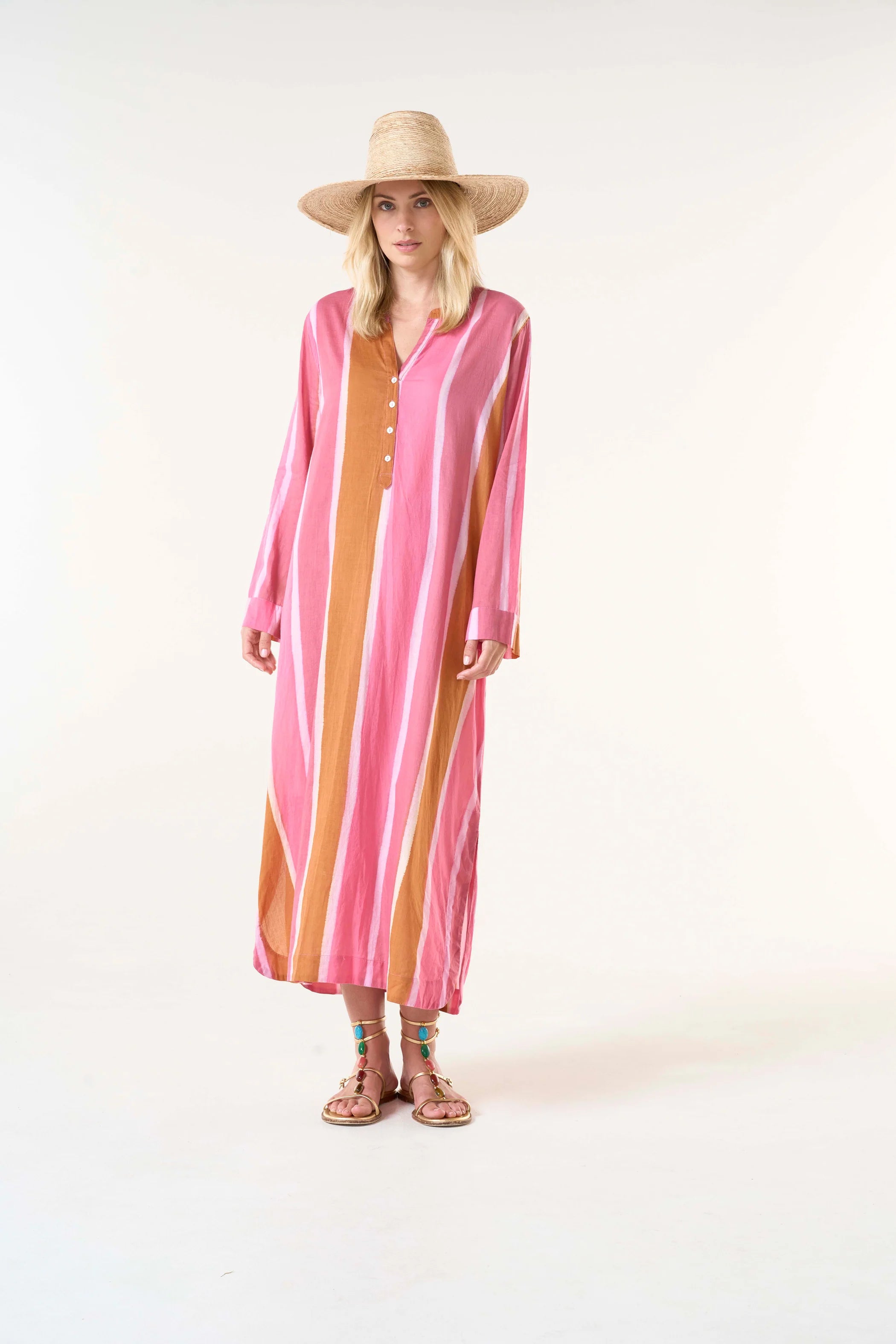 Morrocan Stripe Bazaar - Hot Pink