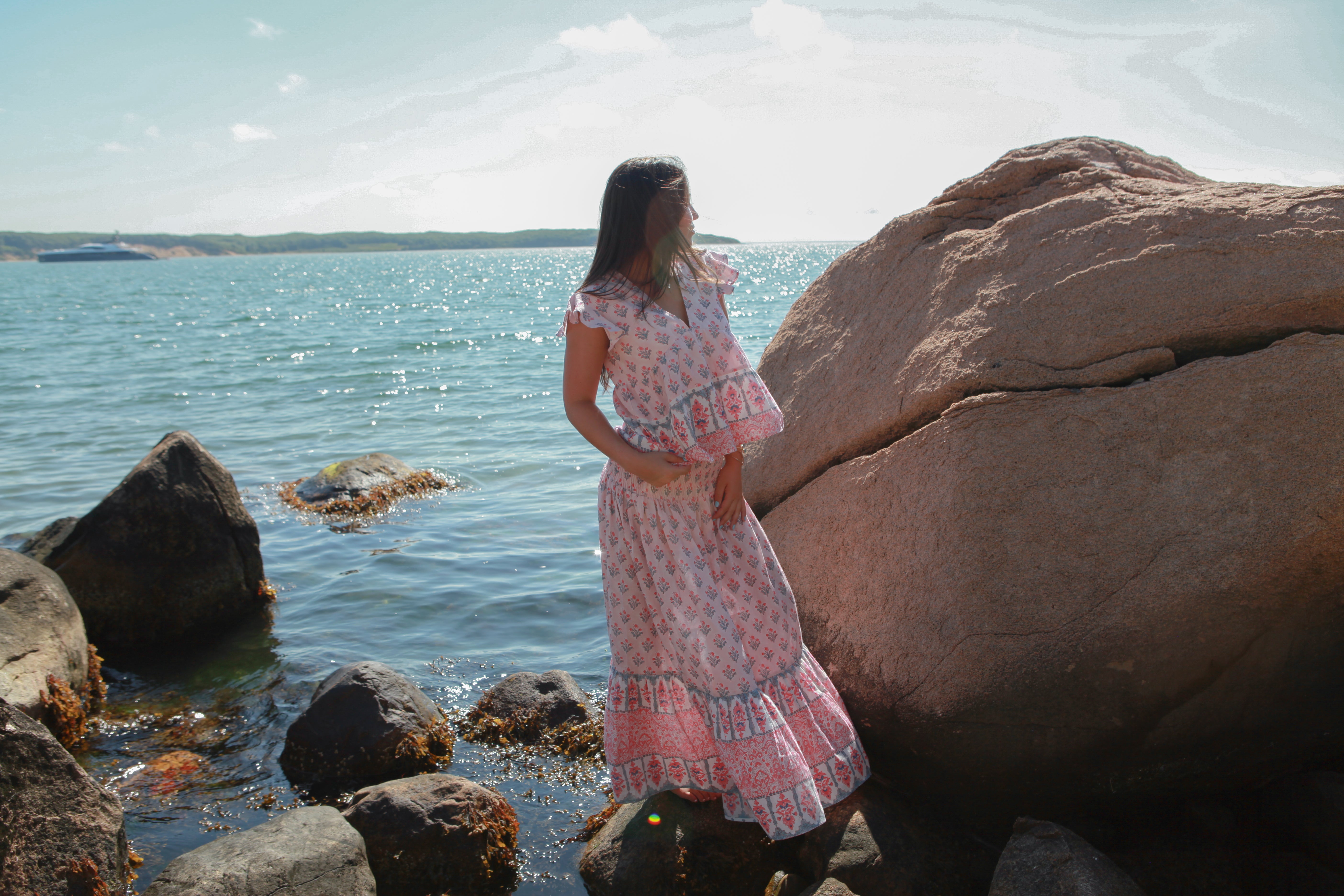 Noor Smocked Skirt in Pastel Palace