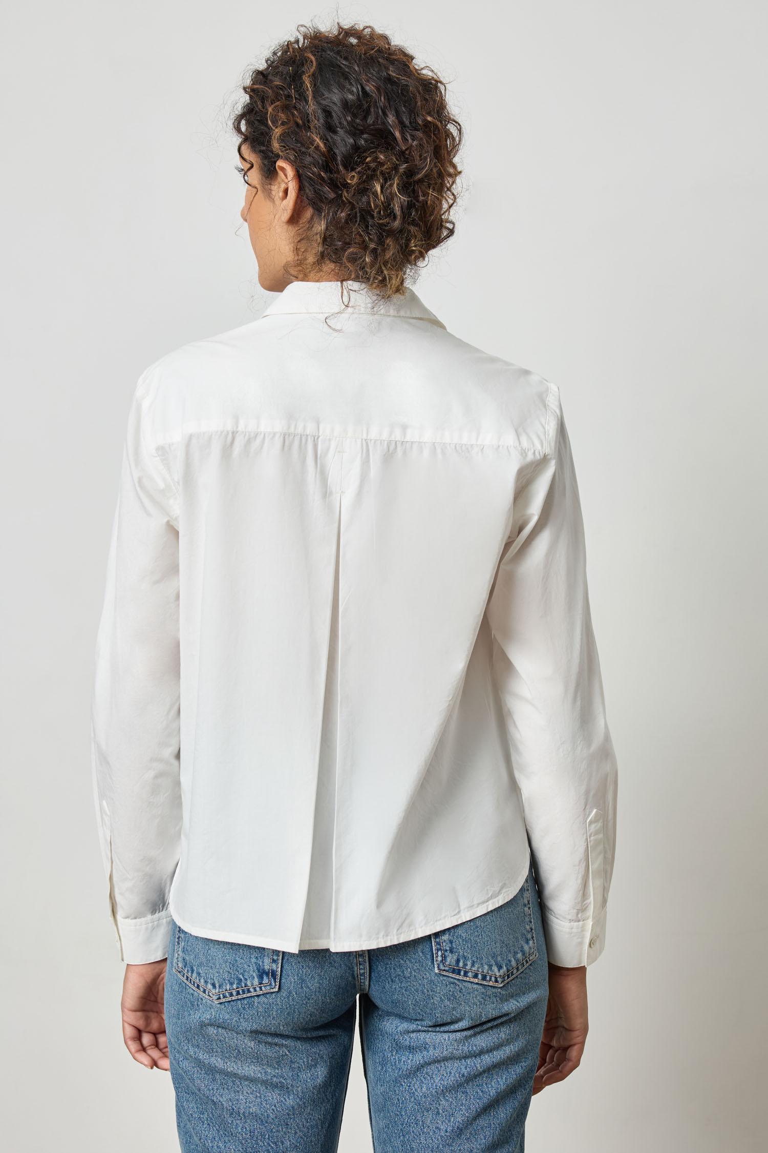 Lilla P Poplin Button Down Shirt