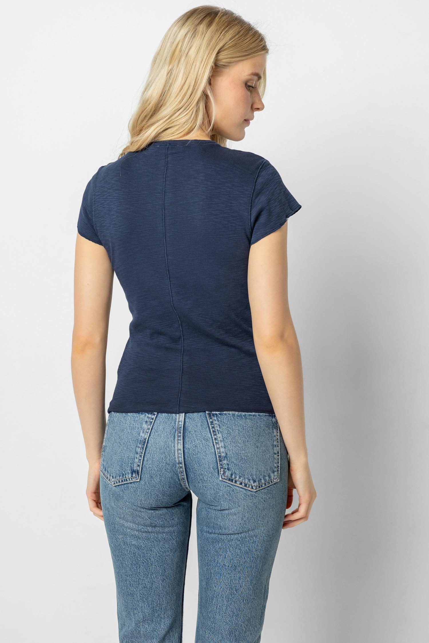 Lilla P Short Sleeve Crewneck - Navy