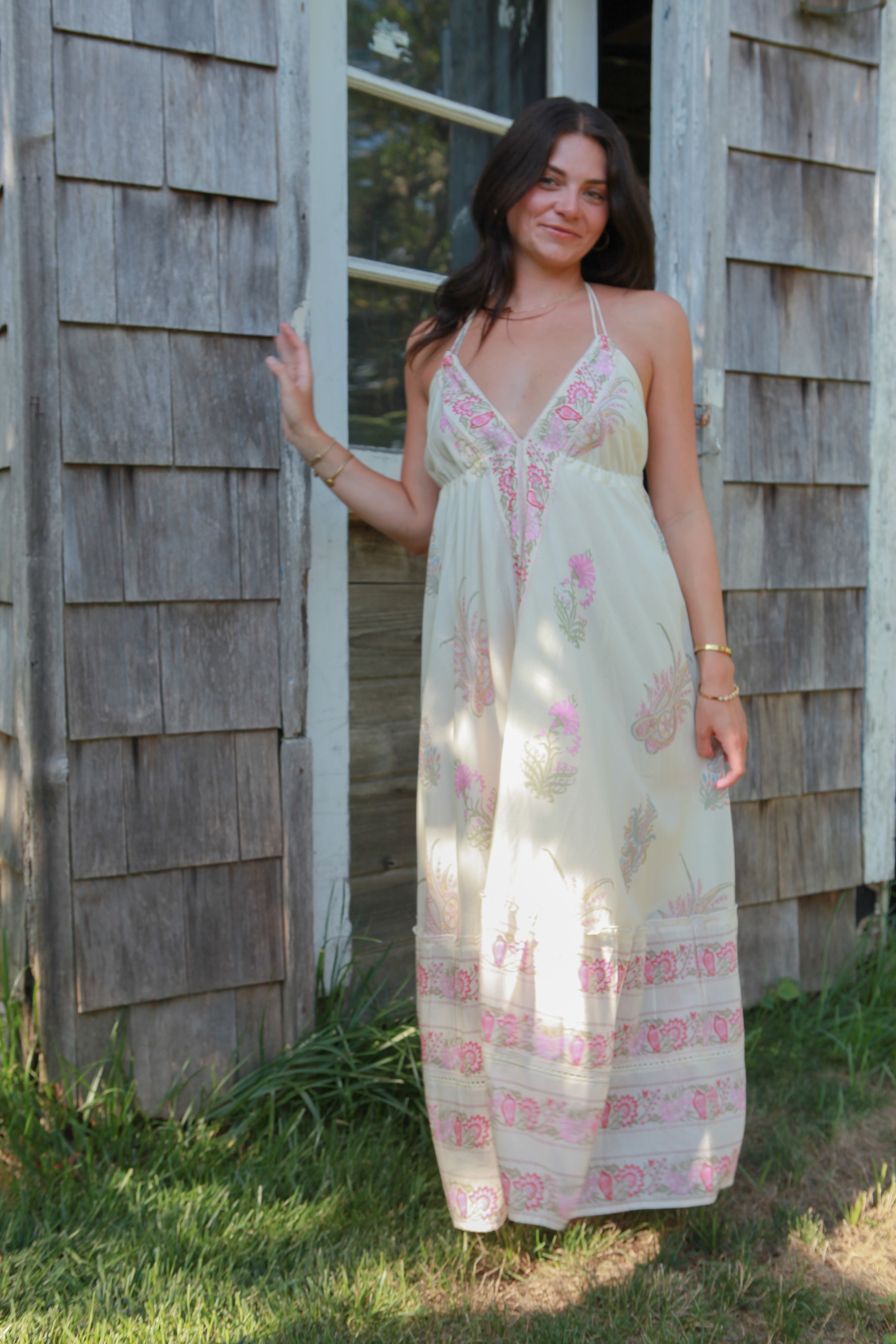 Ziggy Dress in Pastel Paisley