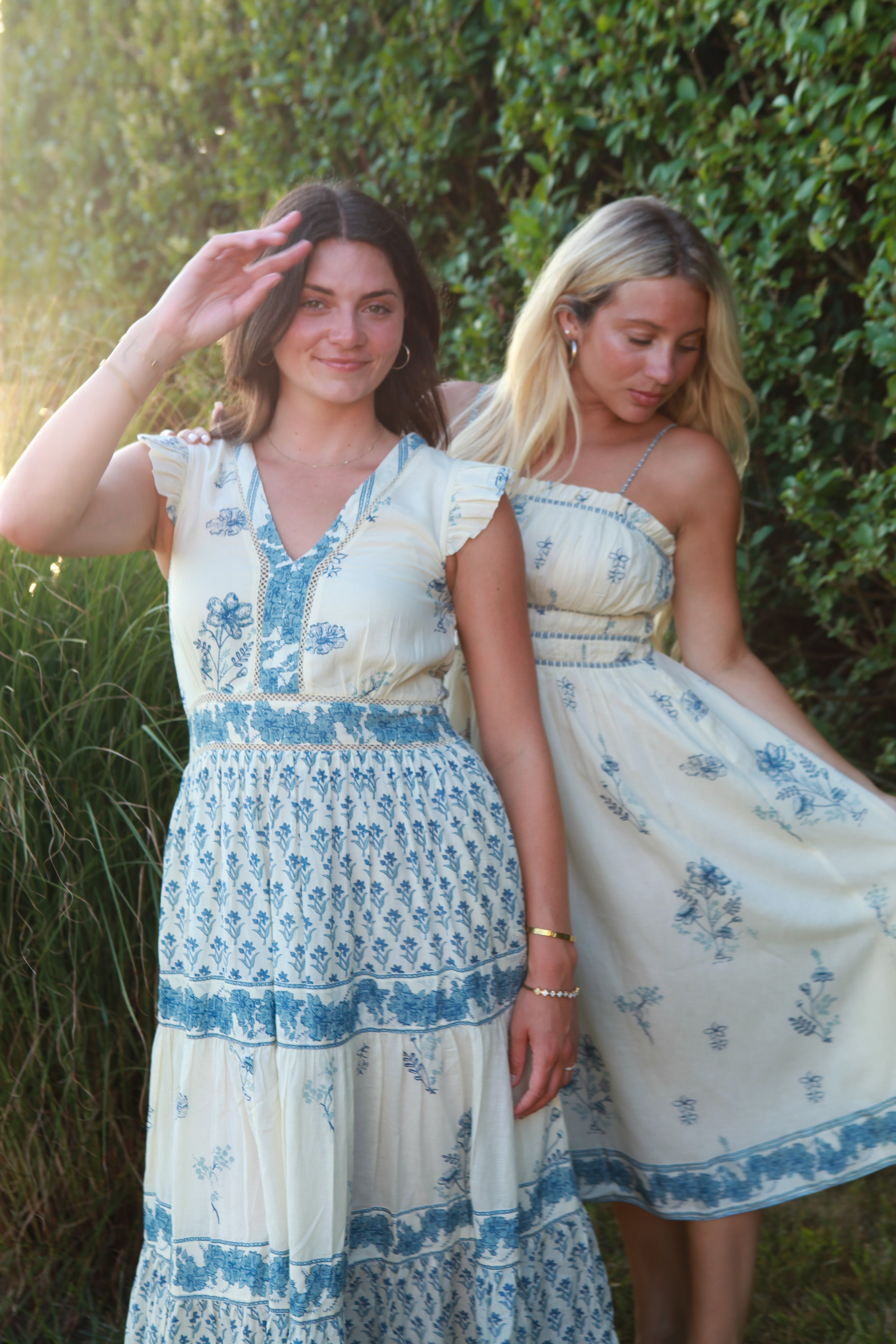 Percy Dress in Sea Spray Floral