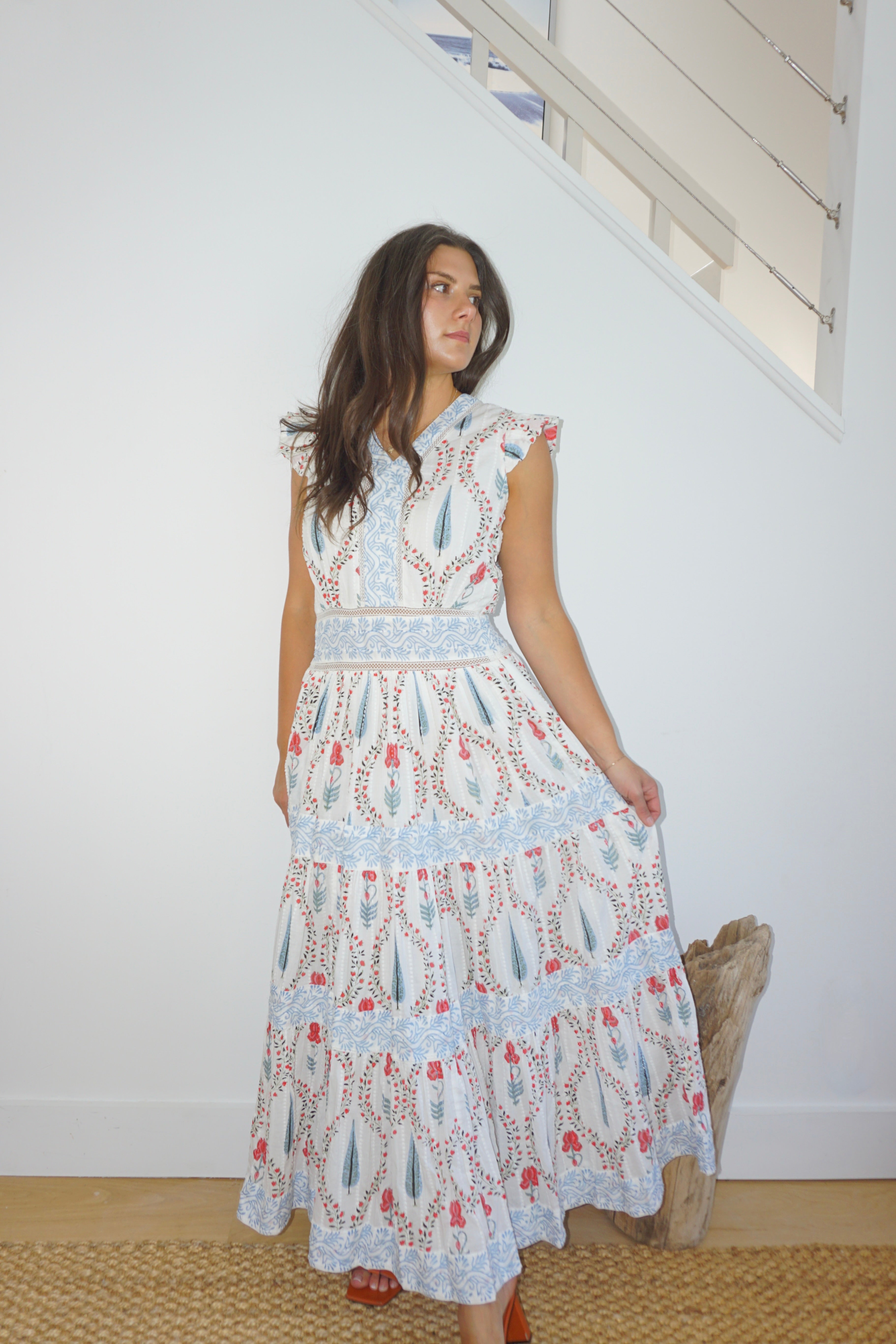 NIBI MTK Percy Maxi Dress - Vineyard Floral