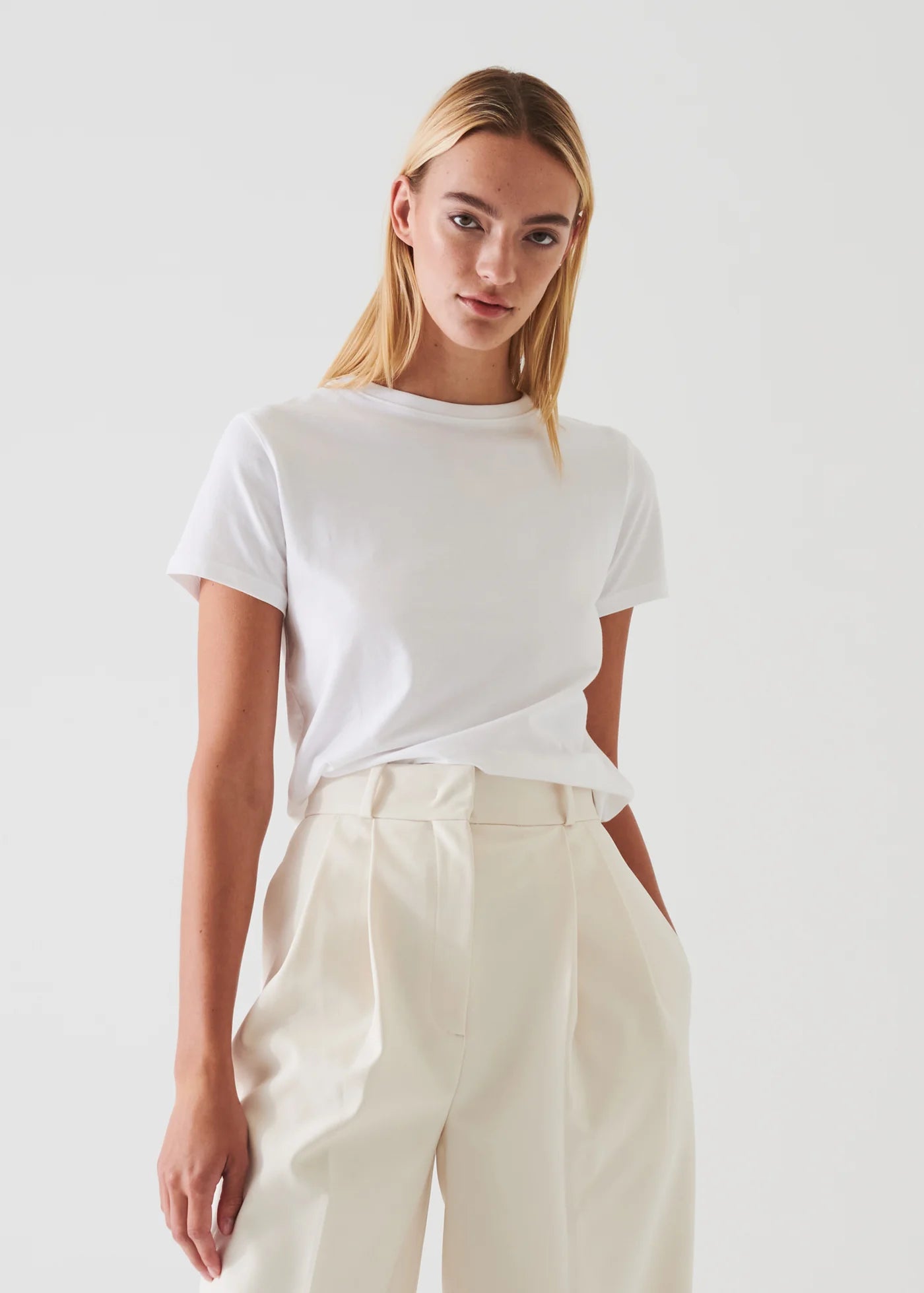 Pima Cotton Stretch Slim T-Shirt