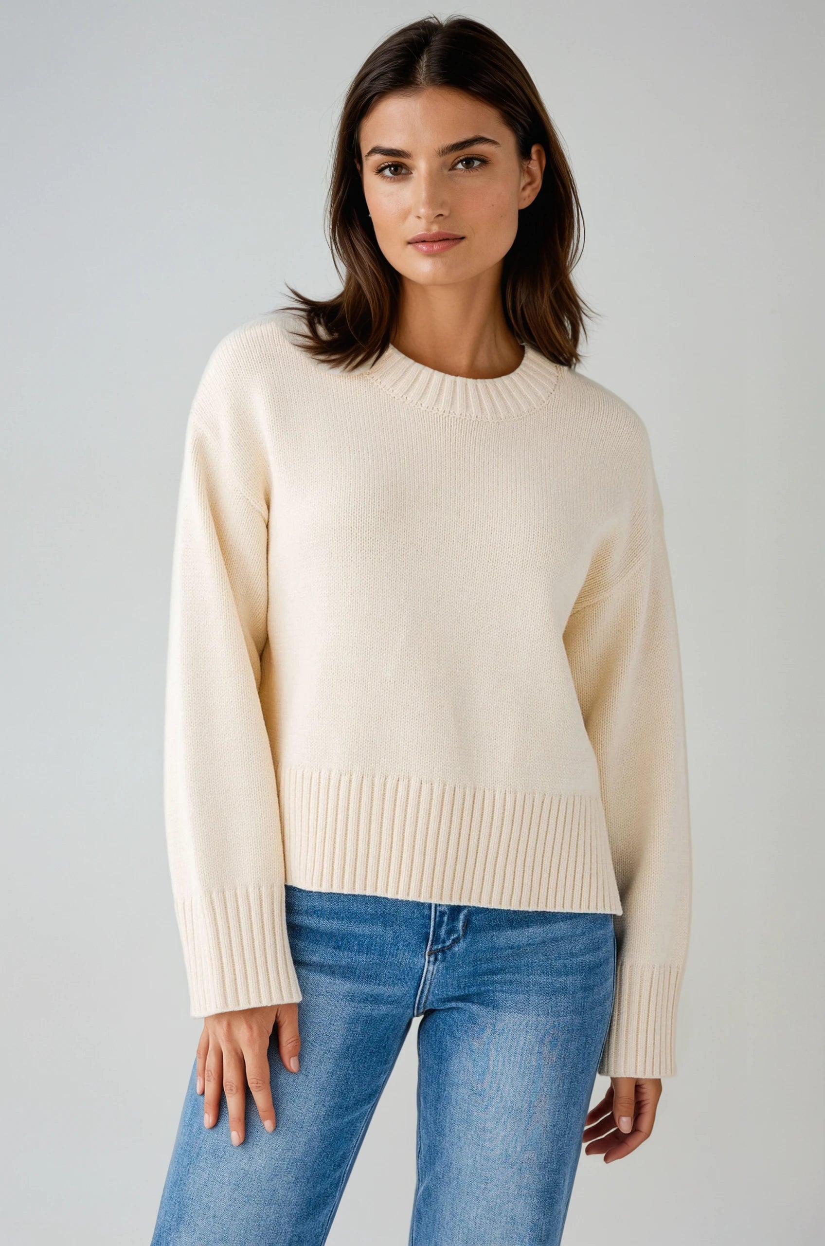 The Asher Sweater - Cream