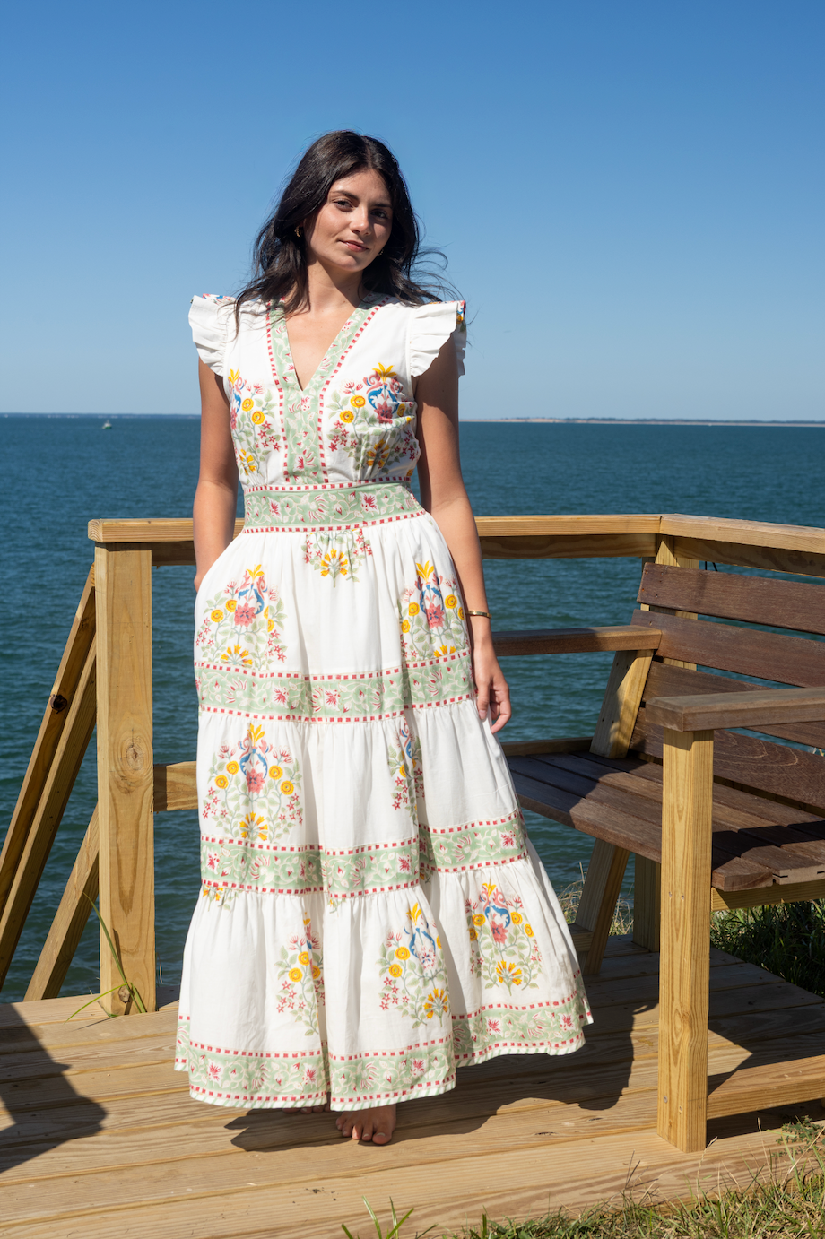 Percy Dress in Dune Garden