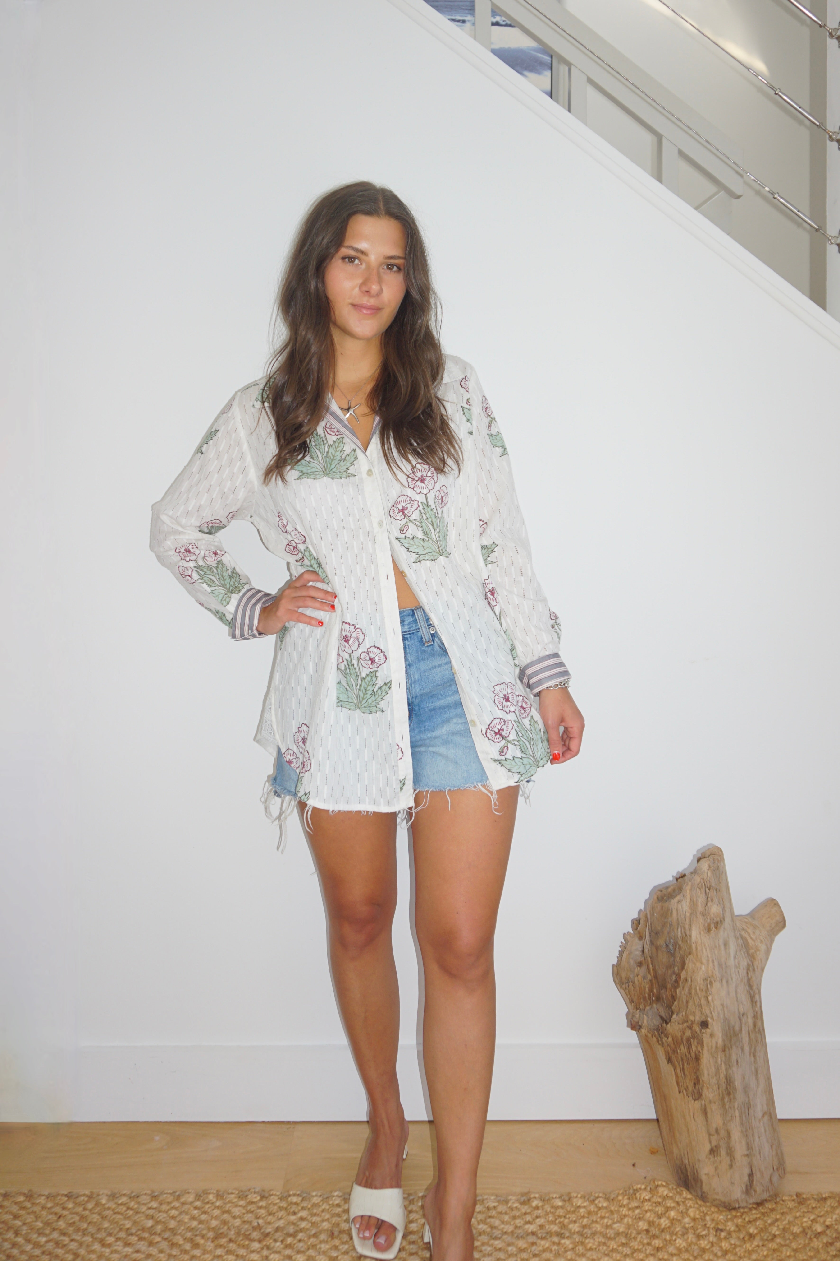 NIBI MTK Thea Beach Shirt - Cosmos