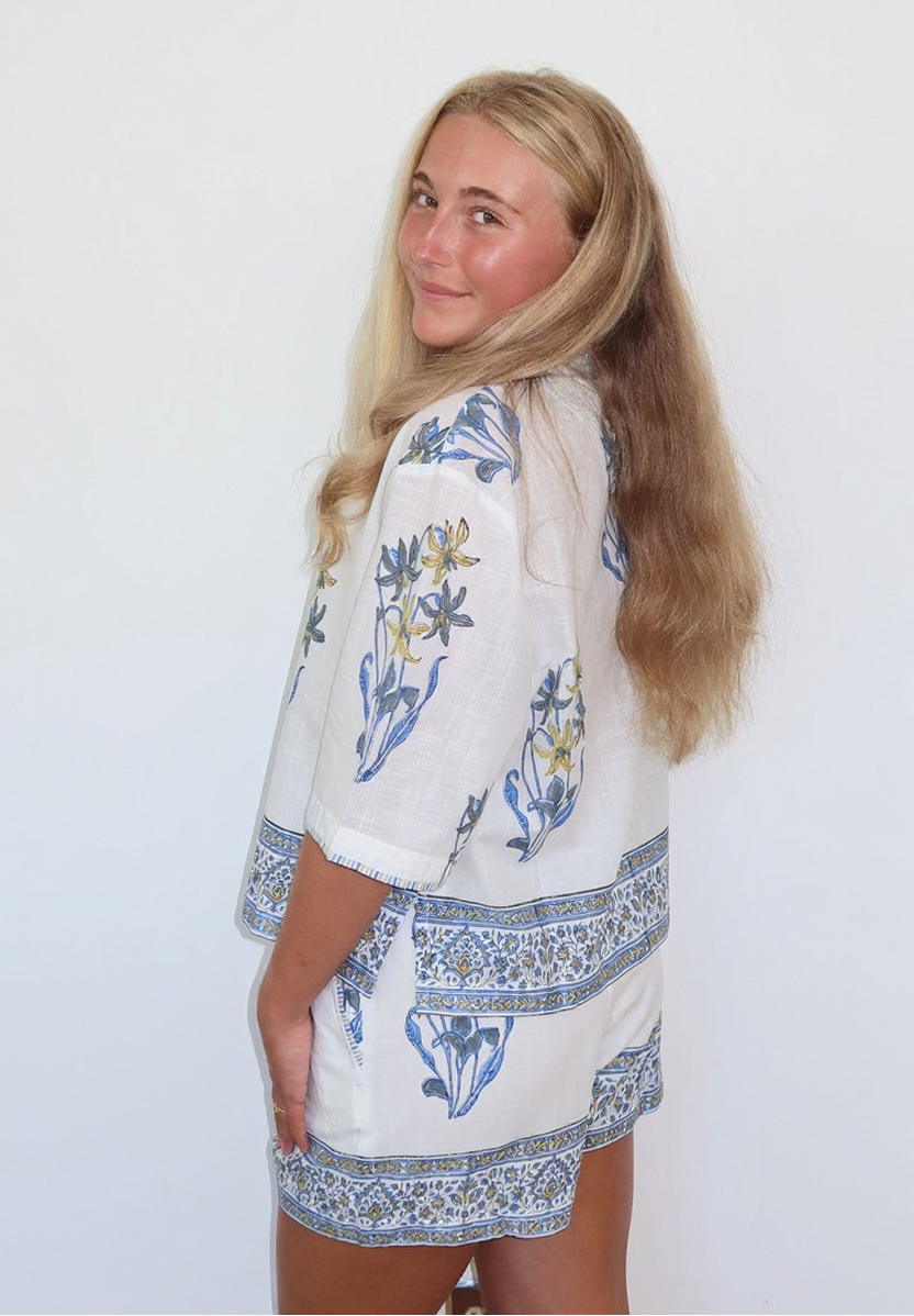 Vita Shirt in Blue Lily