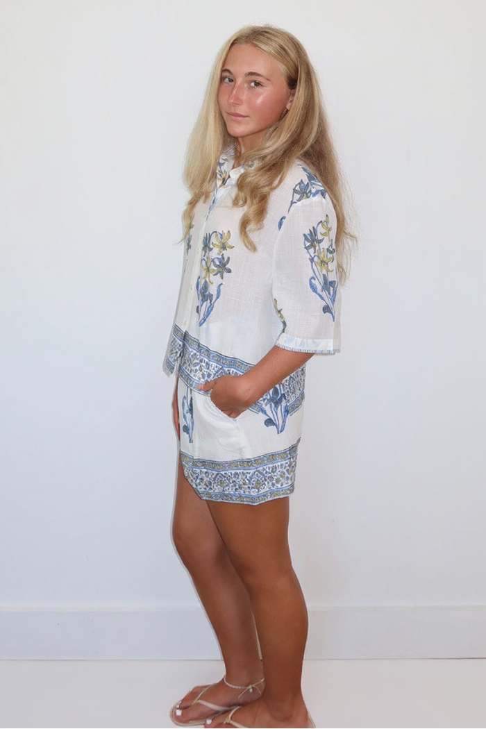 Vita Shirt in Blue Lily