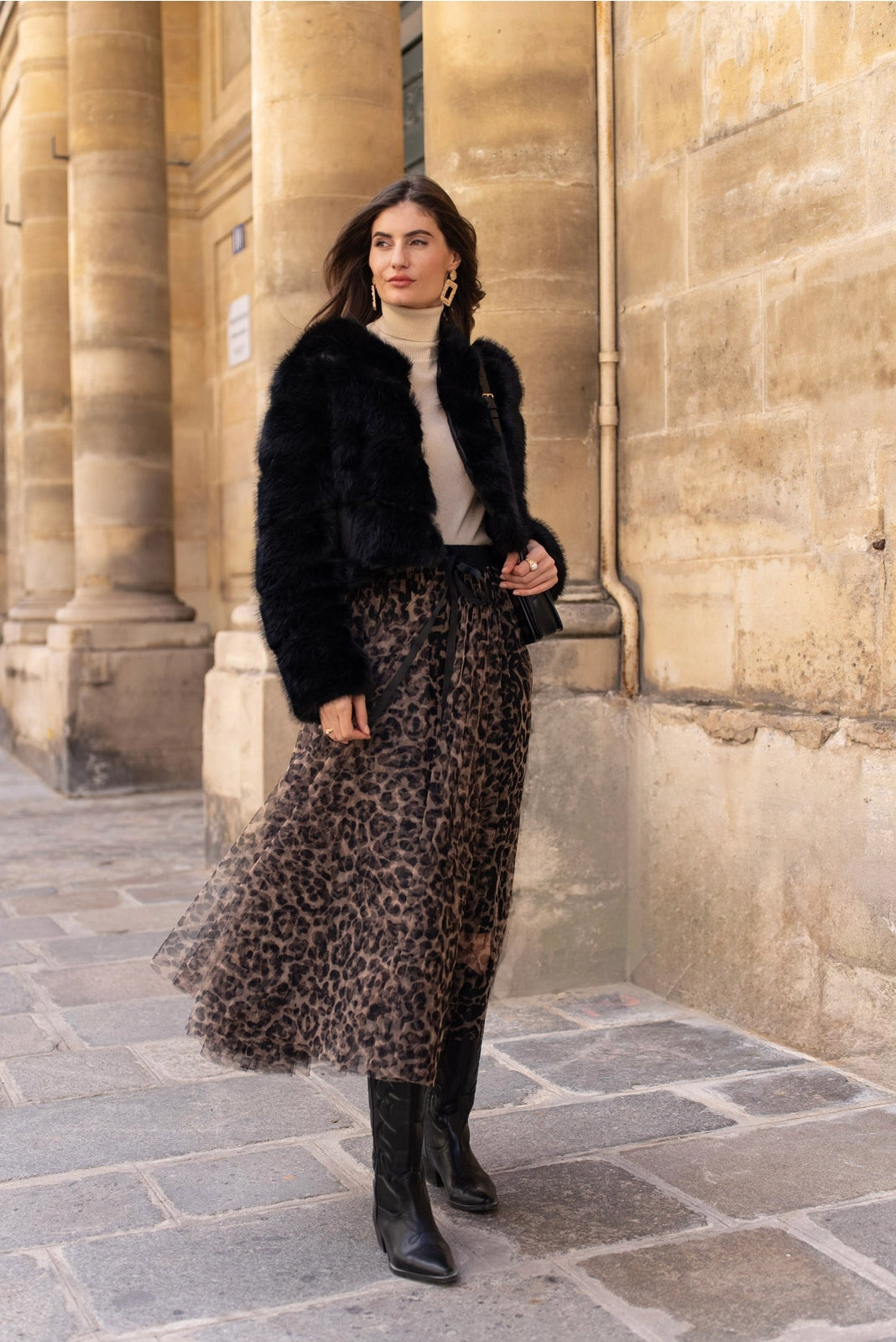 Choklate Paris Aria Leopard Tulle Skirt