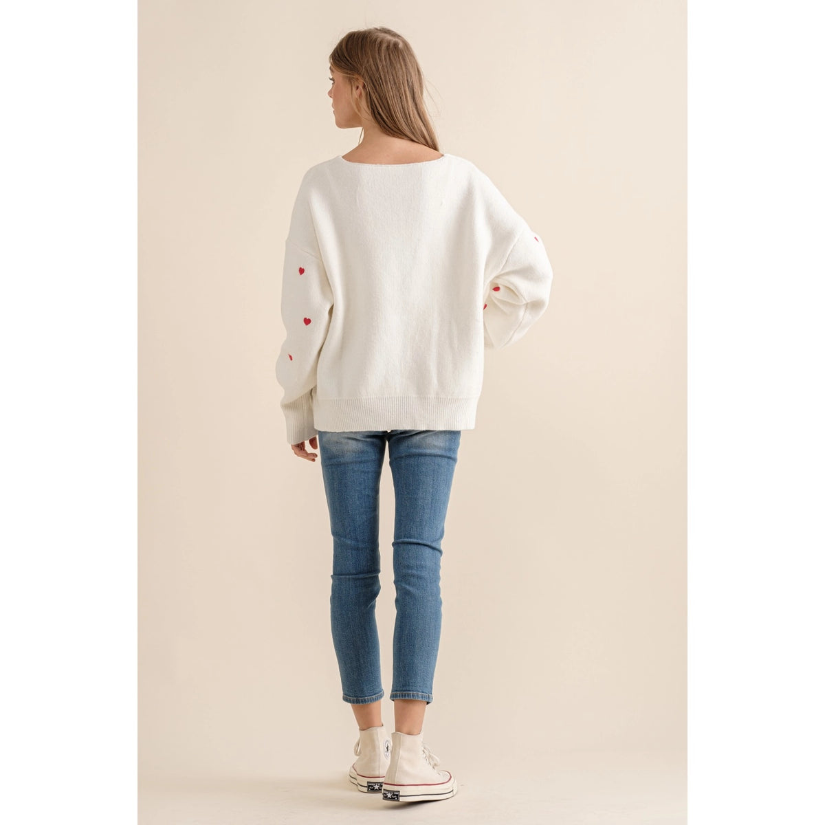 Sweet Generis Heart Pullover Sweater