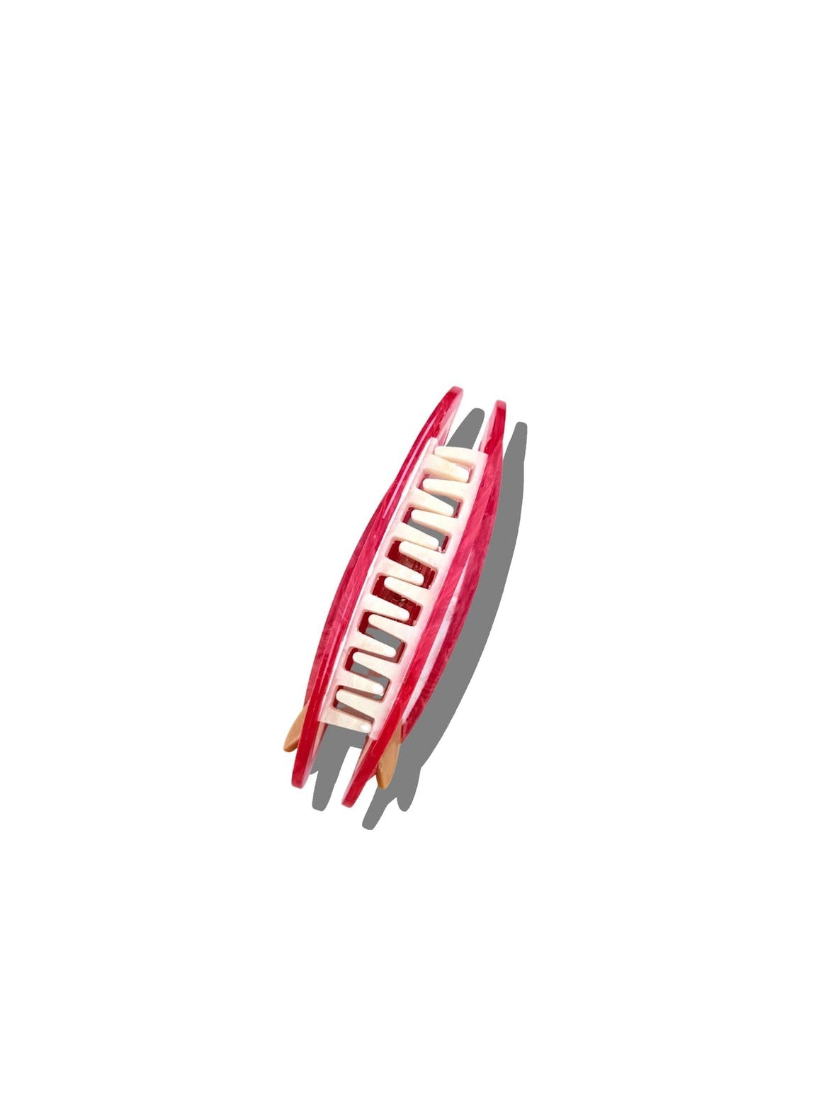 Hand Painted Surf Boards Claw Hair Clip - Red