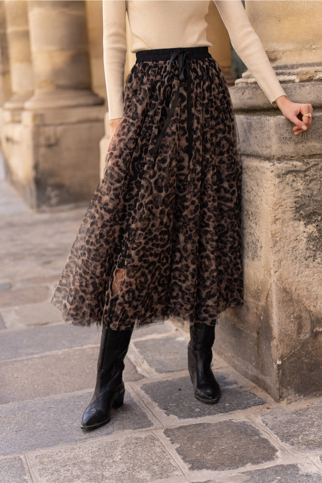 Choklate Paris Aria Leopard Tulle Skirt