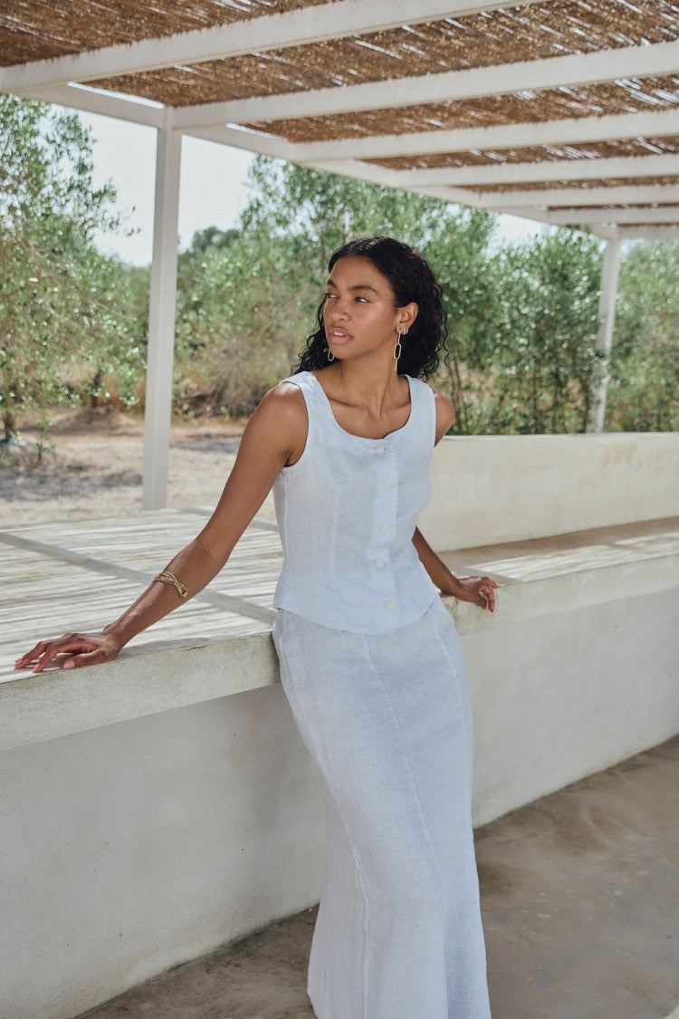 Cyra Skirt in White