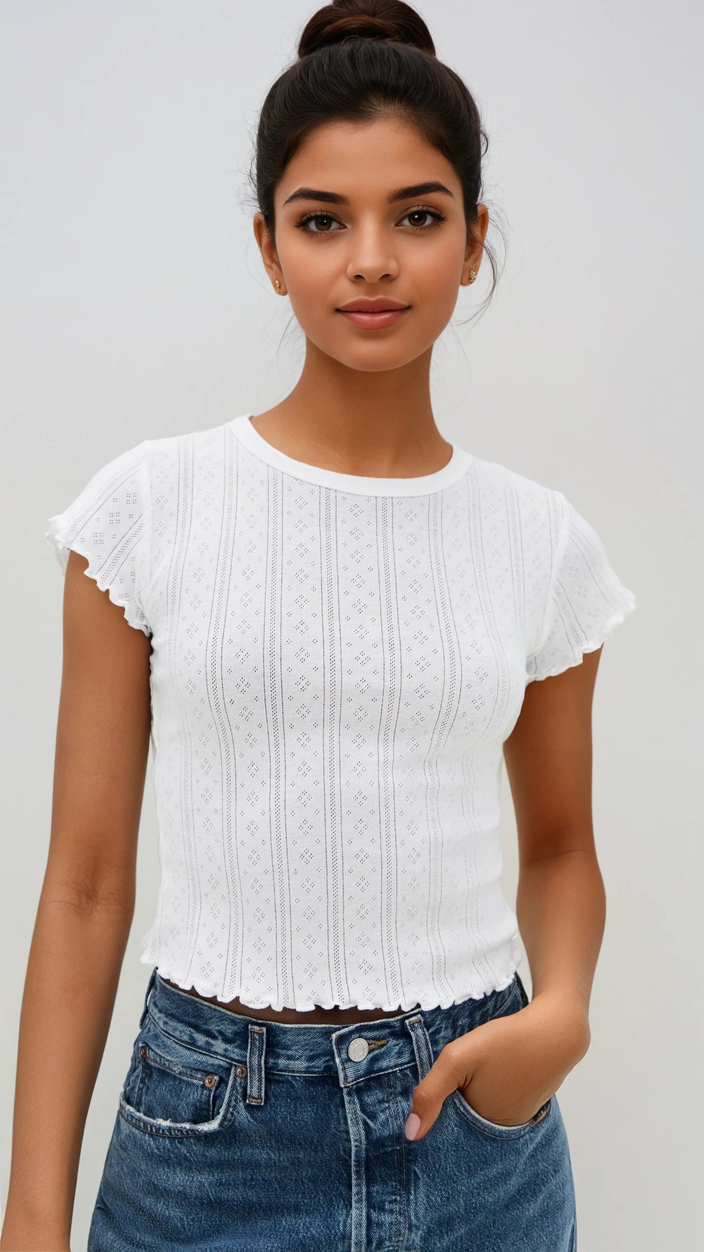 Lily Baby Tee - White Hot