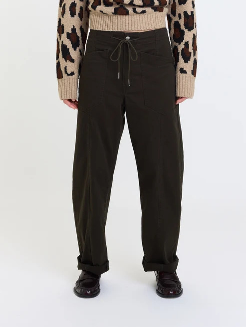 Villa Drawstring Barrel Pant