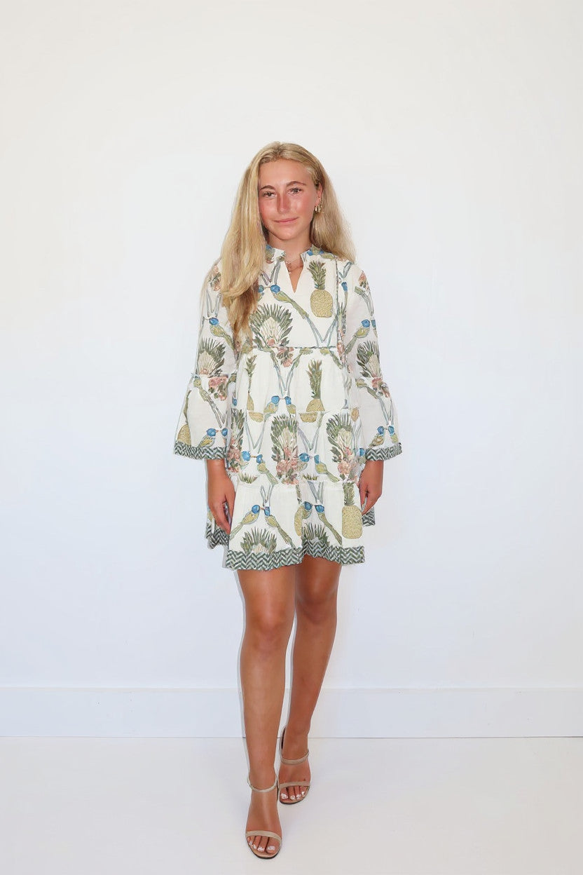 Dylan Dress in Royal Tropic