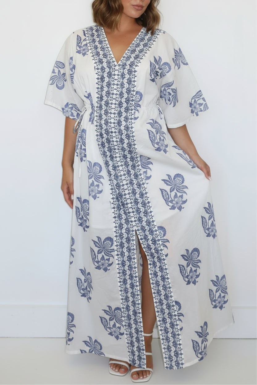 Jessie Dress in Seaside Bloom