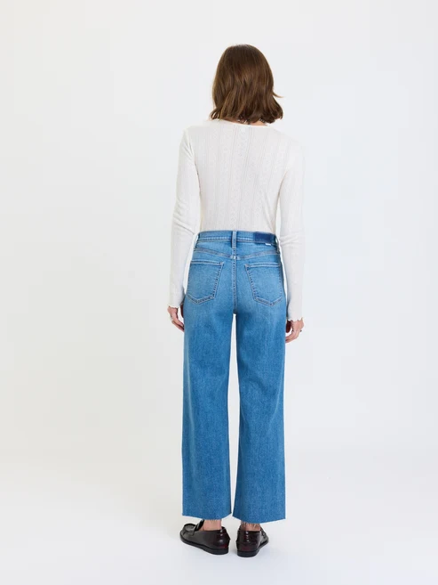 Pleaser High Rise Wide Ankle Jean