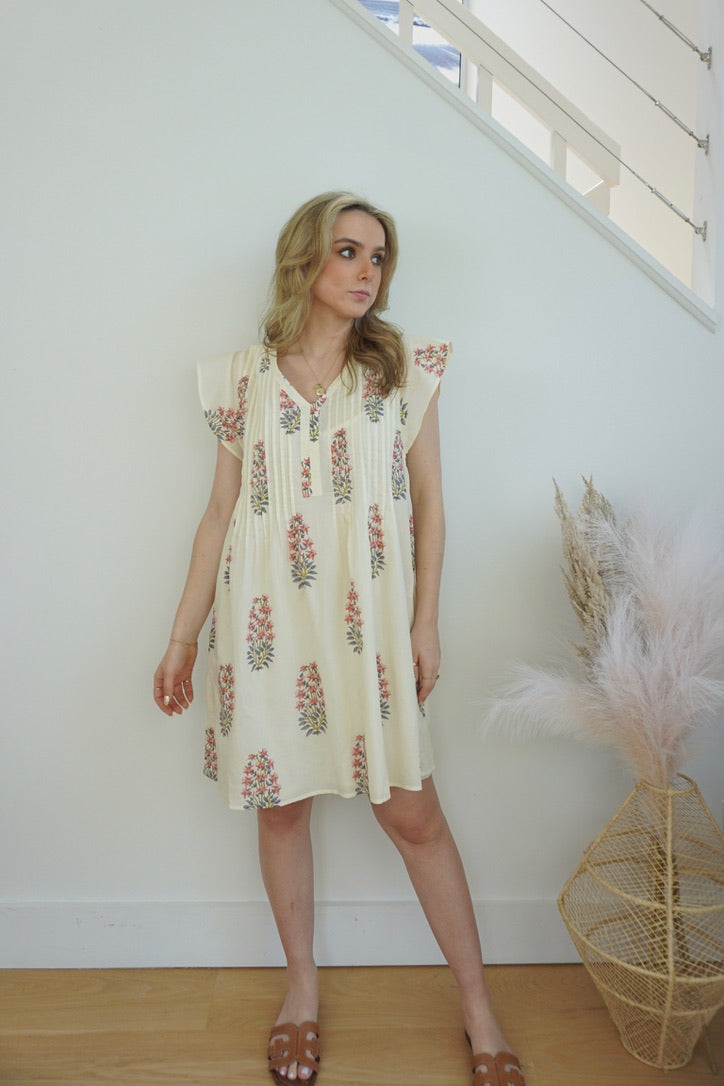 NIBI MTK Doris Mini Dress - Pink Hydrangea