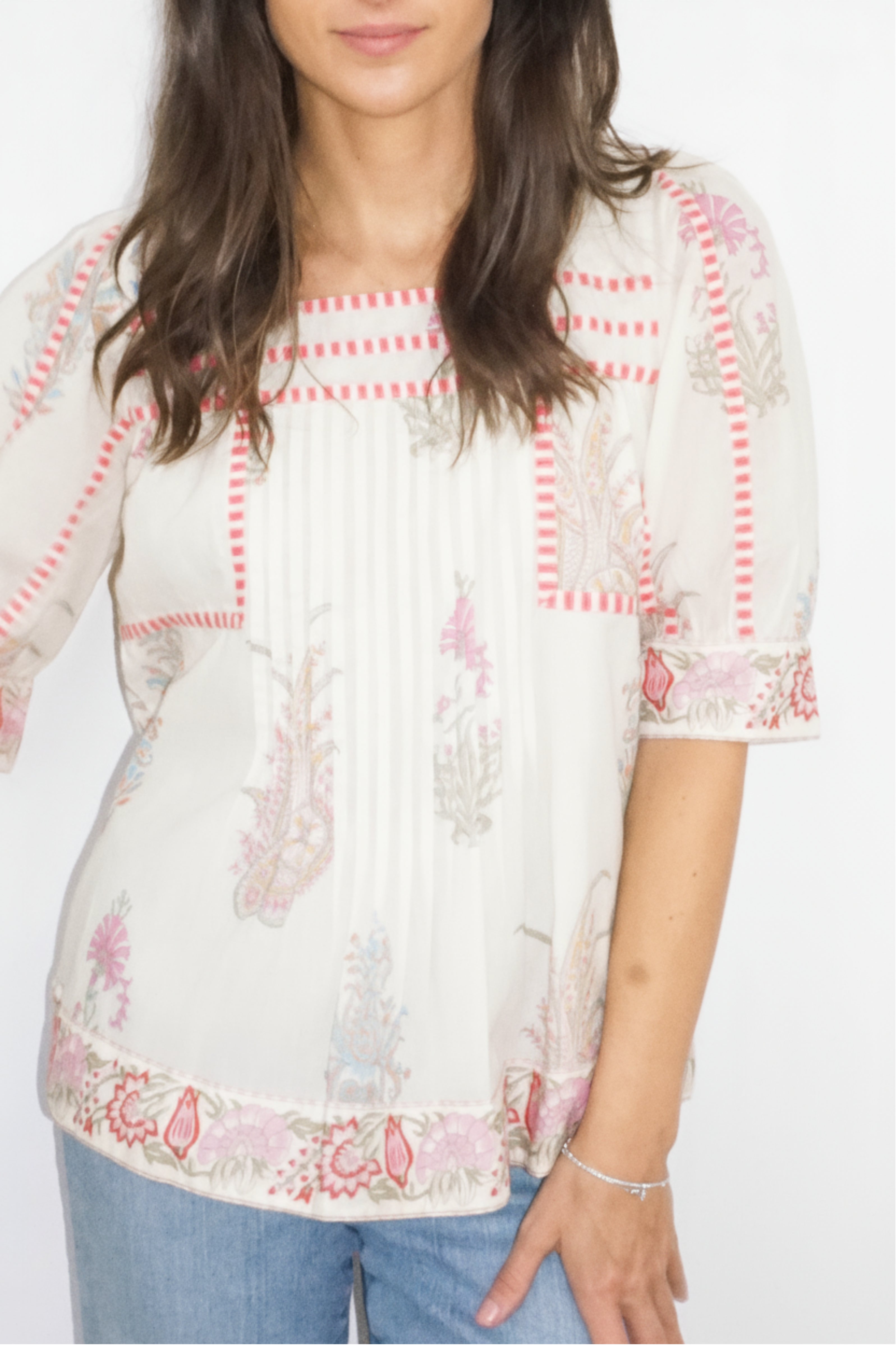 Pippy Top in Pastel Paisley