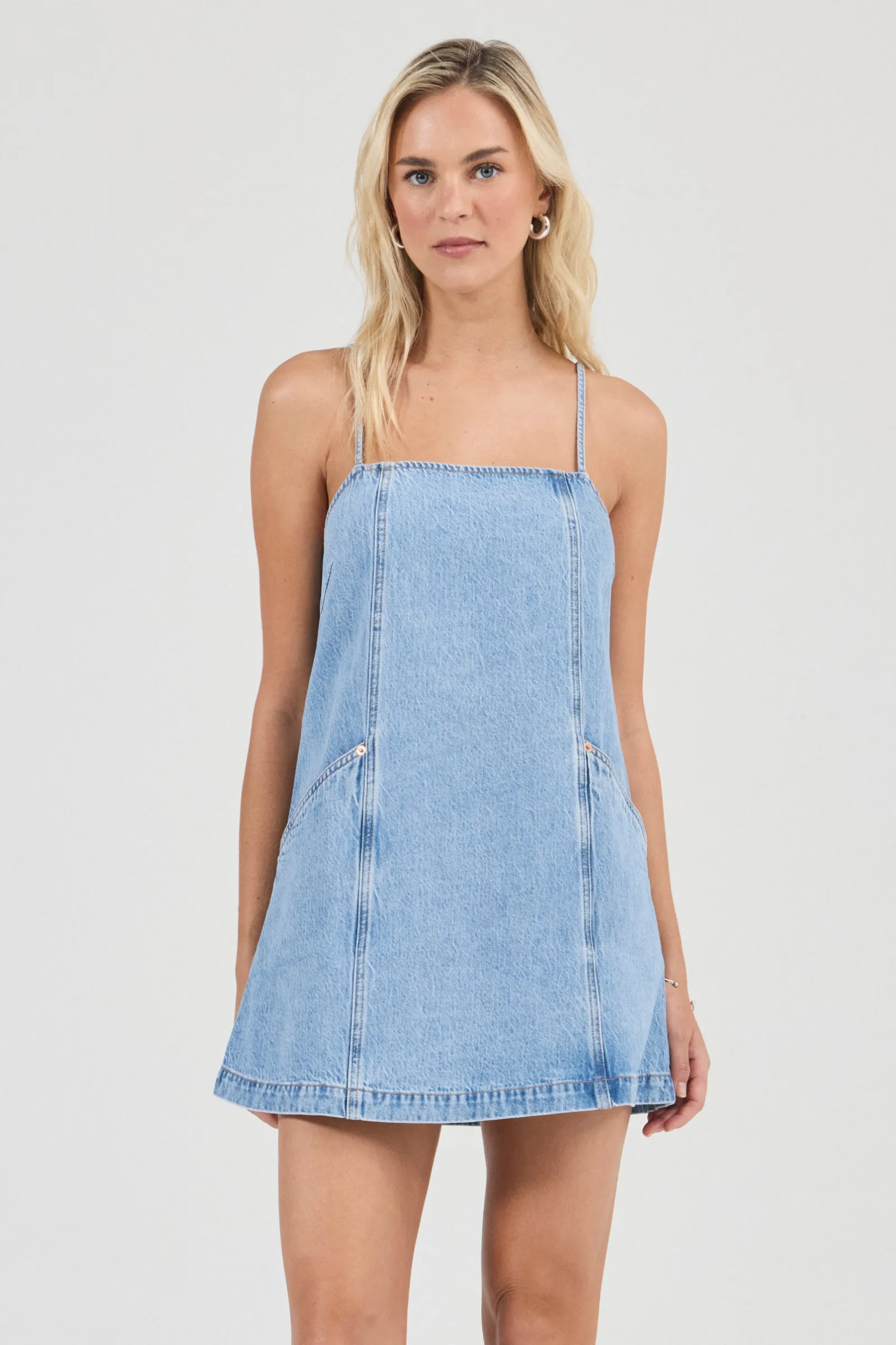 Deco Denim Cami Dress