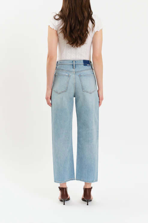 Westward High Rise Seamed Barrel Jean