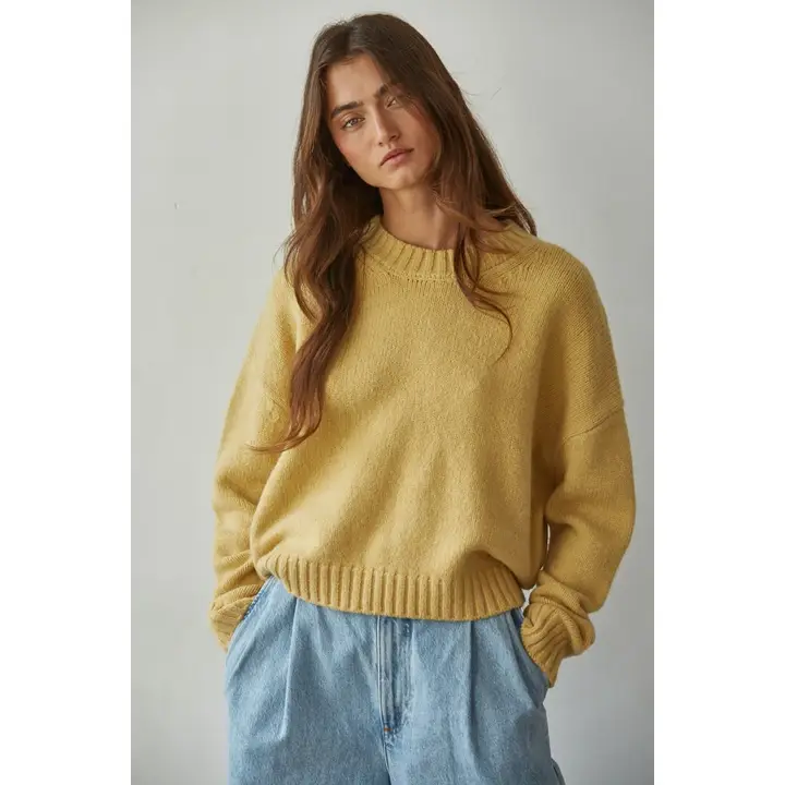 Knit Crewneck Pullover Sweater
