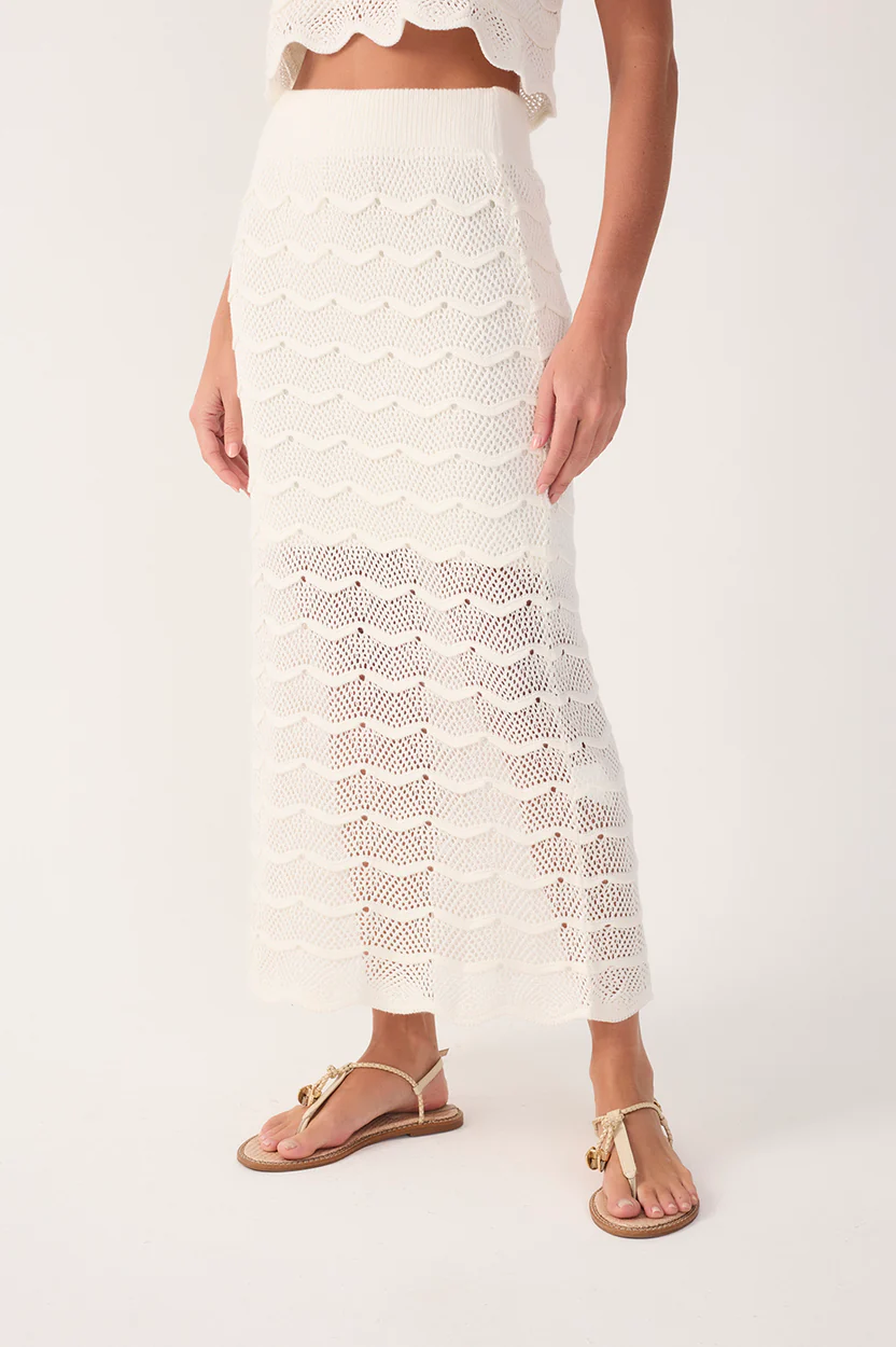 Waves Tricot Maxi Skirt
