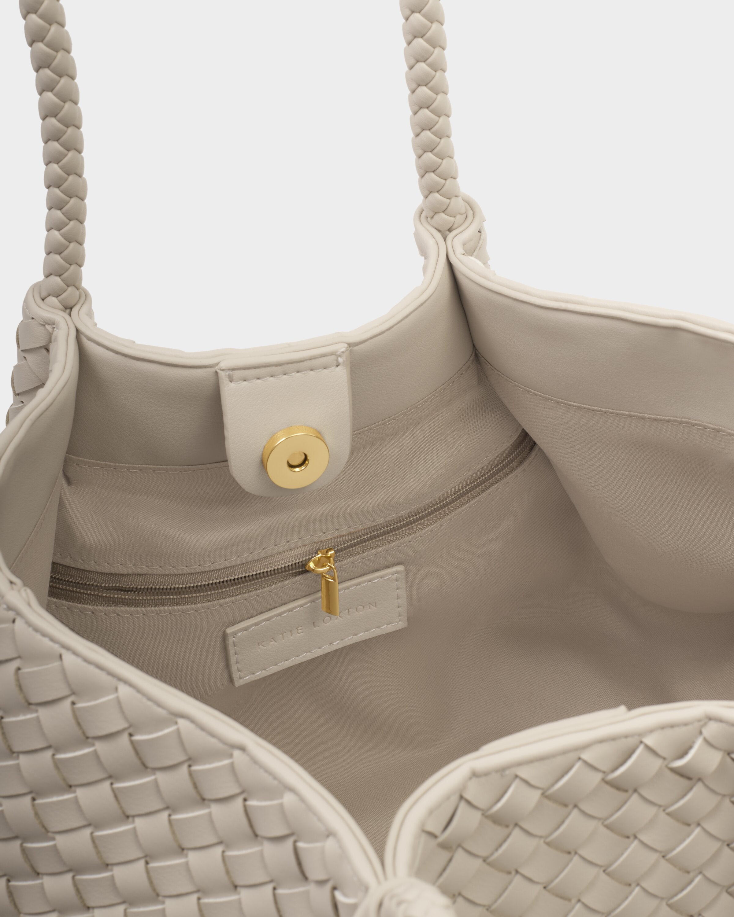 Nova Shoulder Tote Bag Small Oyster