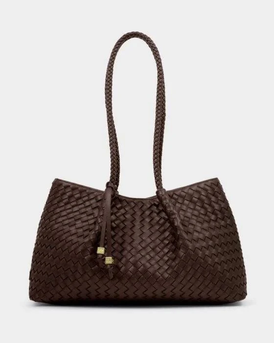 Nova Shoulder Tote Bag Small - Chocolate