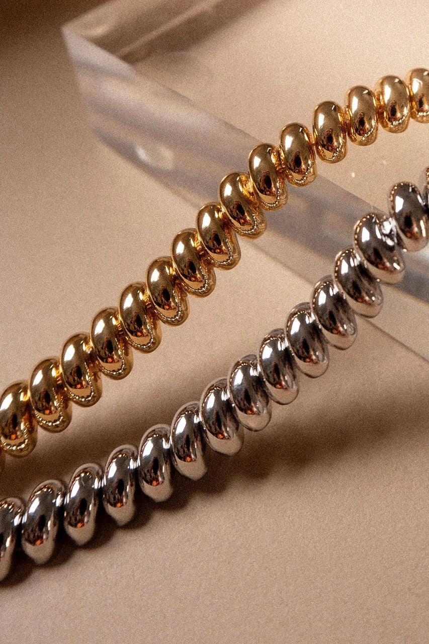 LUV AJ The Ridged Marbella Bracelet