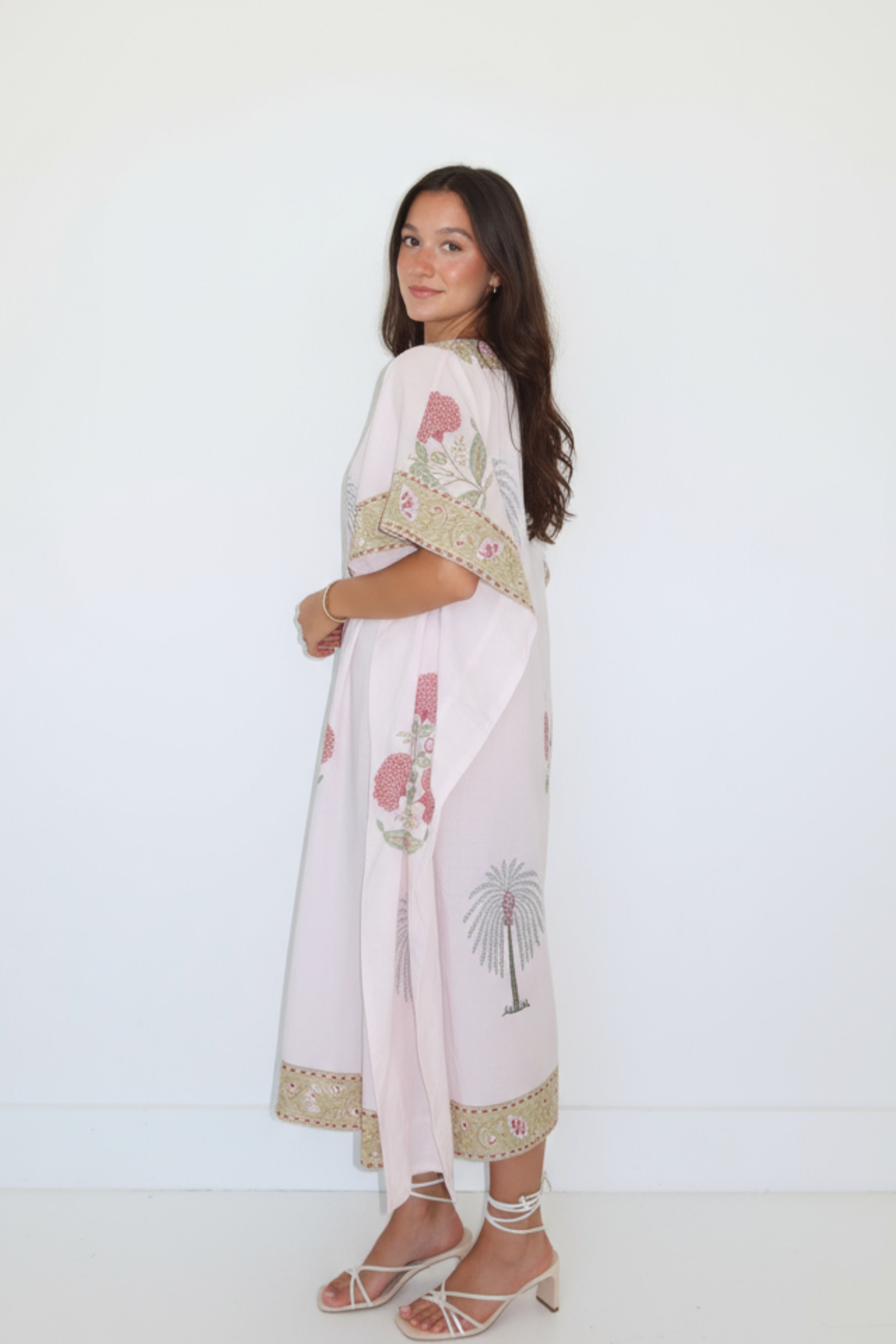 Santorini Kaftan in Montauk Floral