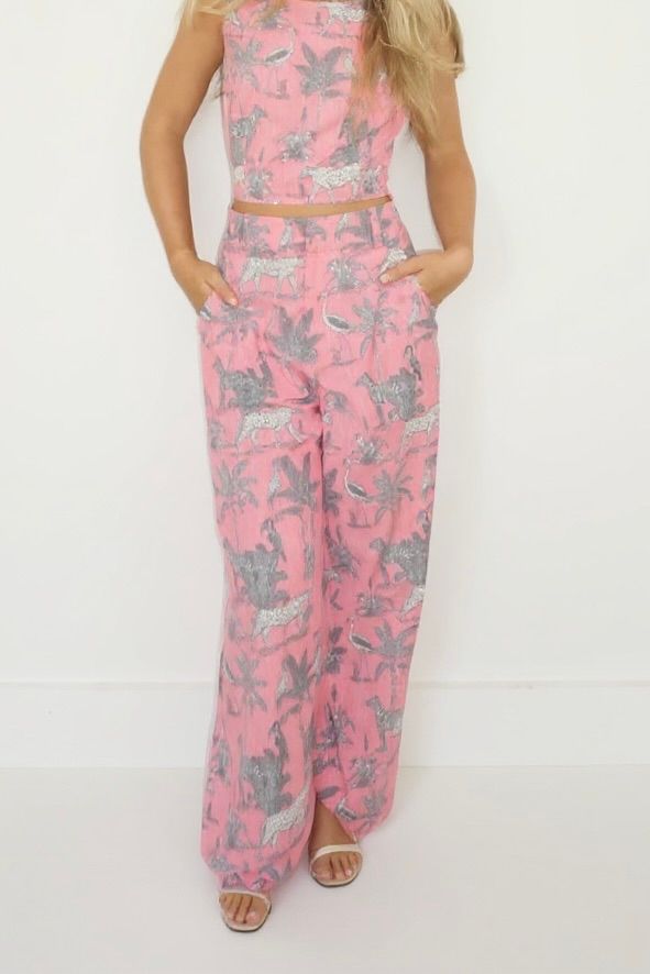 Edison Pant in Ikat Safari