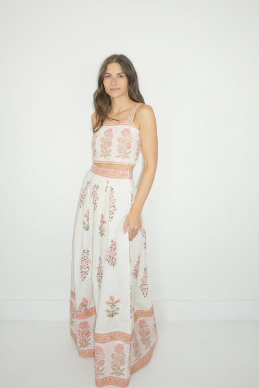 Cora Top in Petal Poise