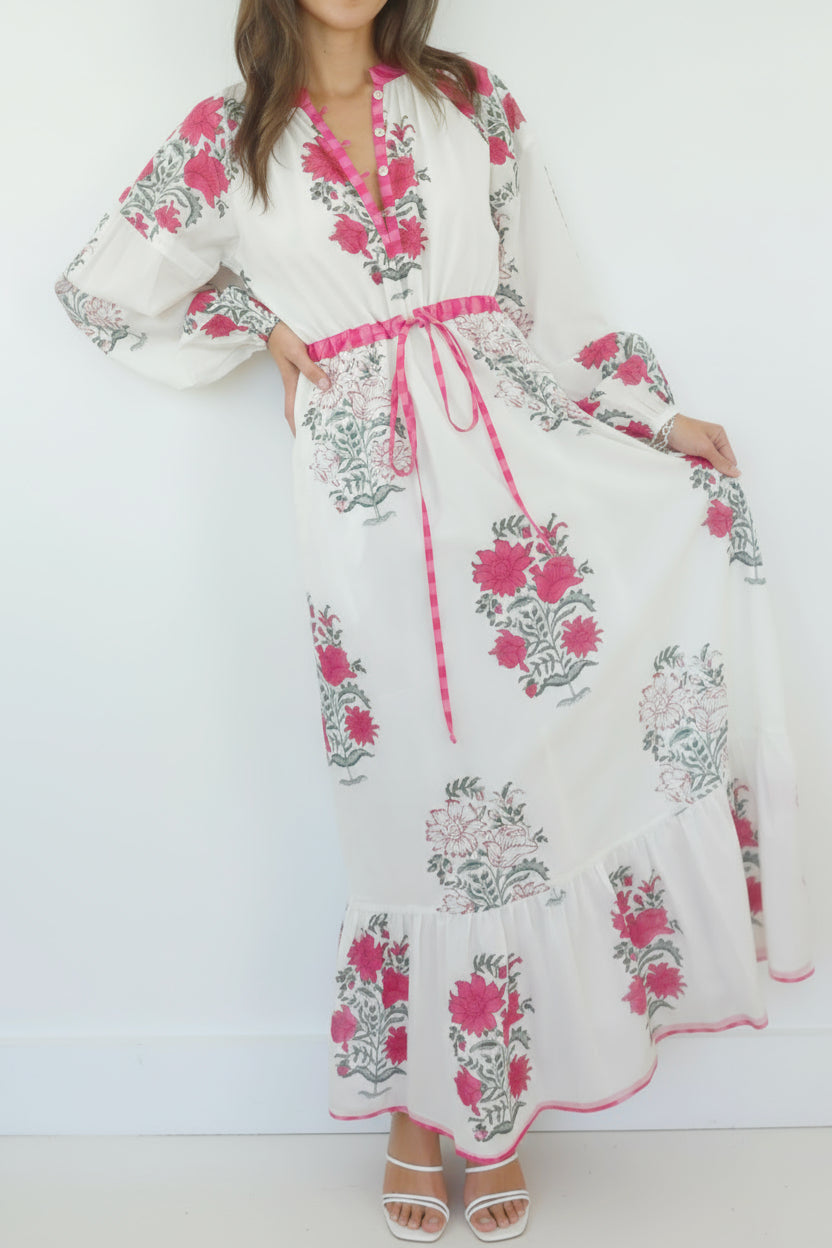 Joel Dress in Sunset Rose