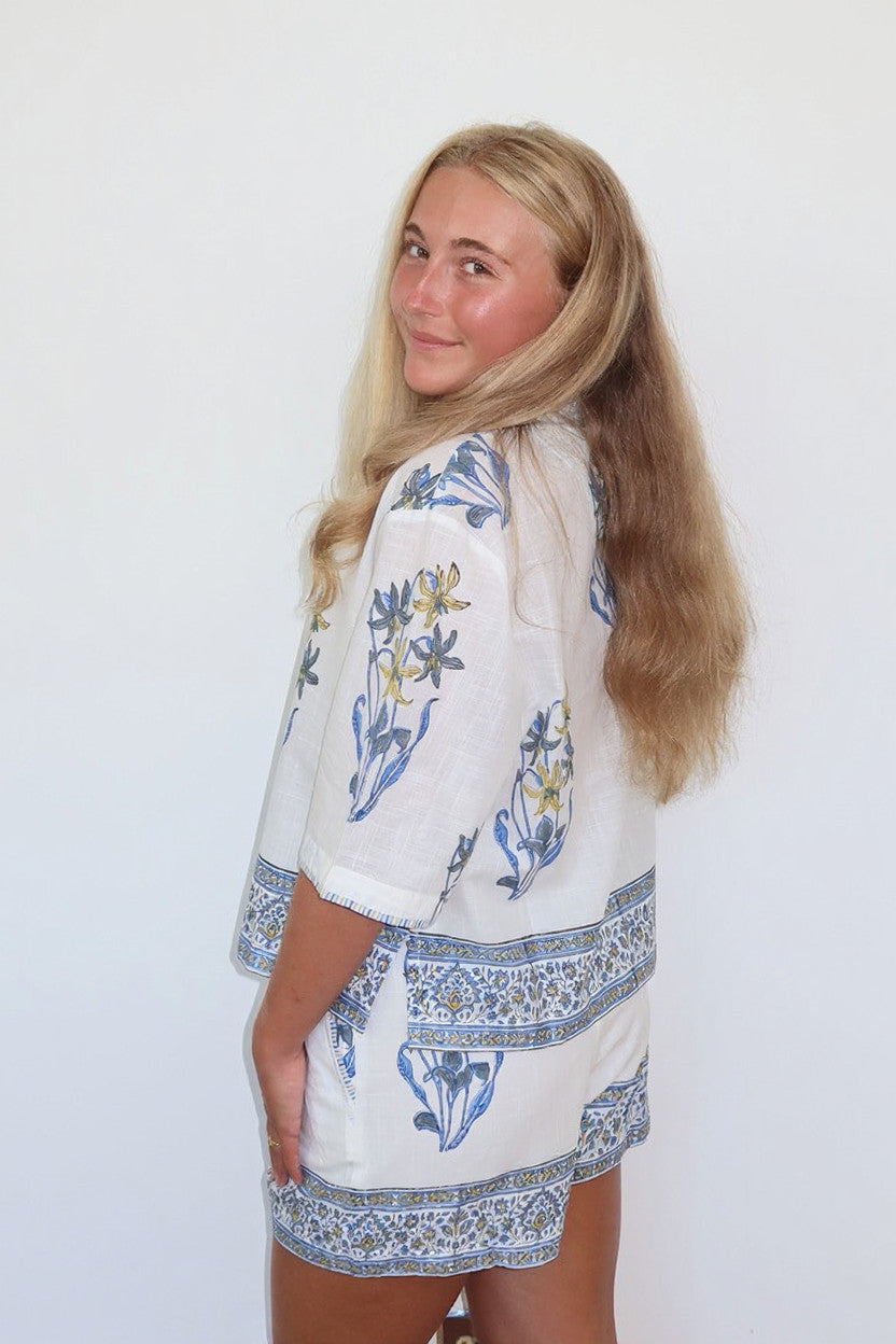 Stella Short in Blue Lily