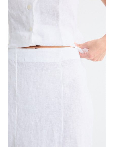Cyra Skirt in White