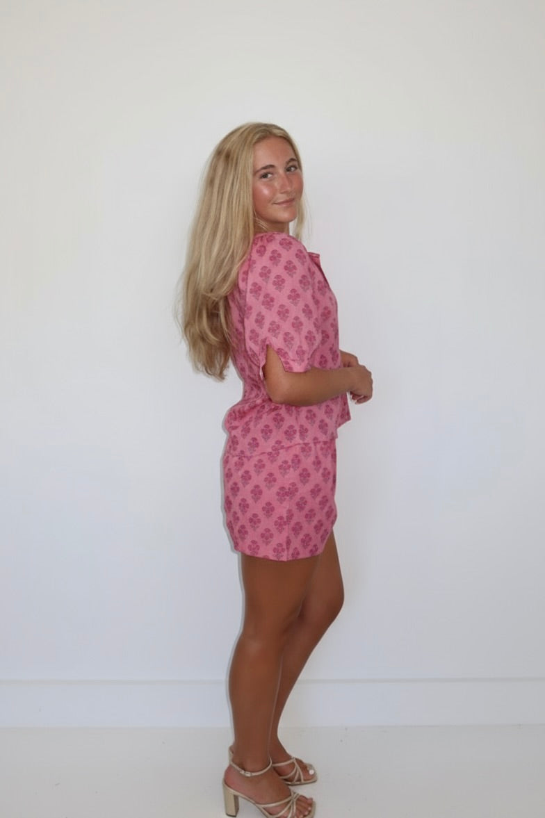 Bailee Short in Pink Sand