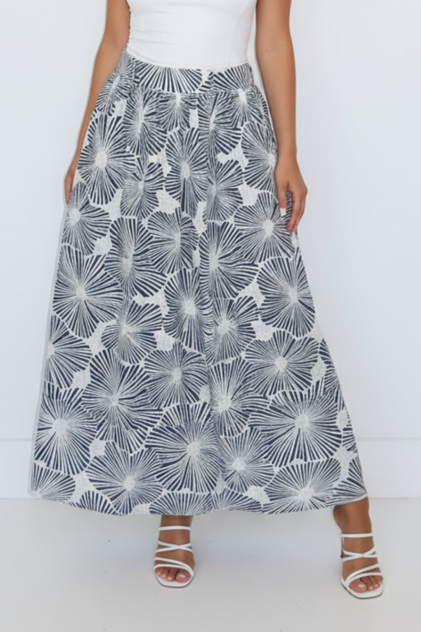 Sawyer Skirt in Blue Nova