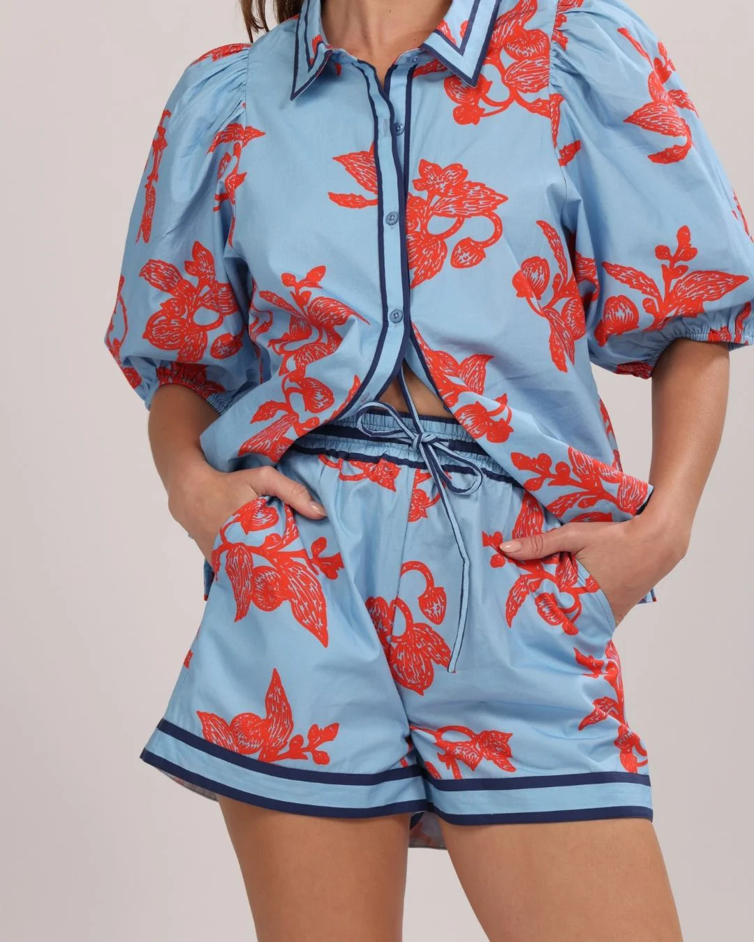 Poplin Short Fragola