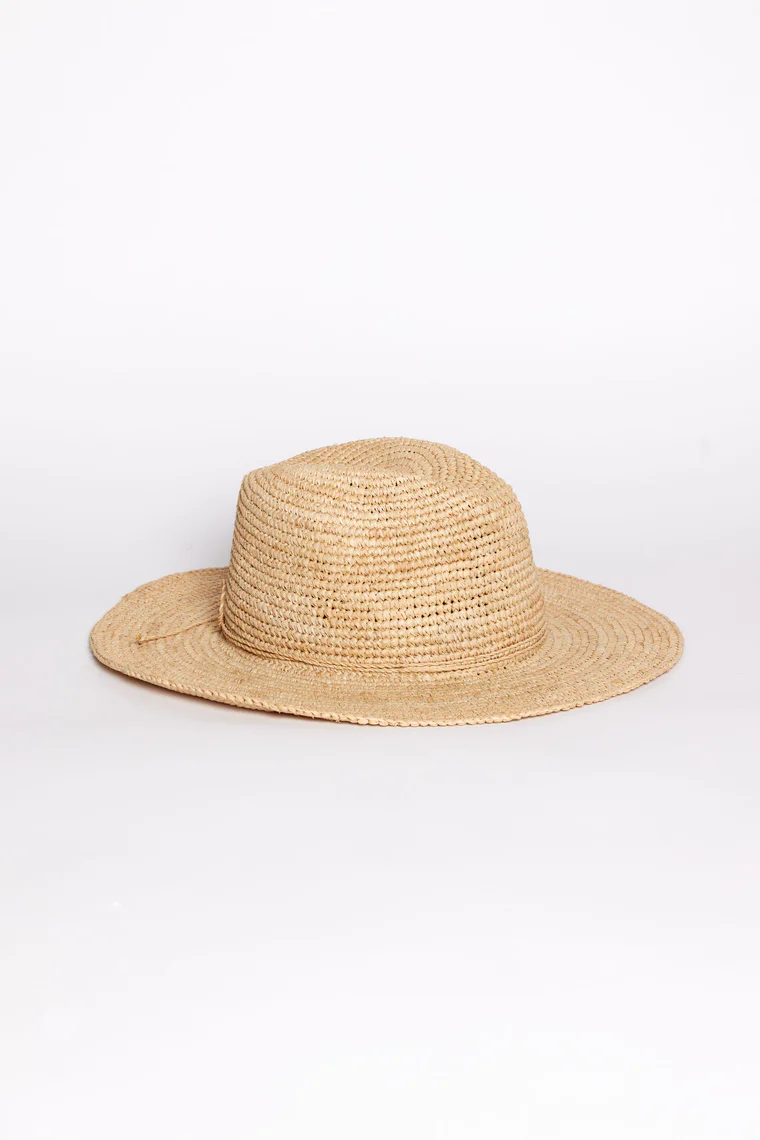 Amelia Fedora Hat Natural